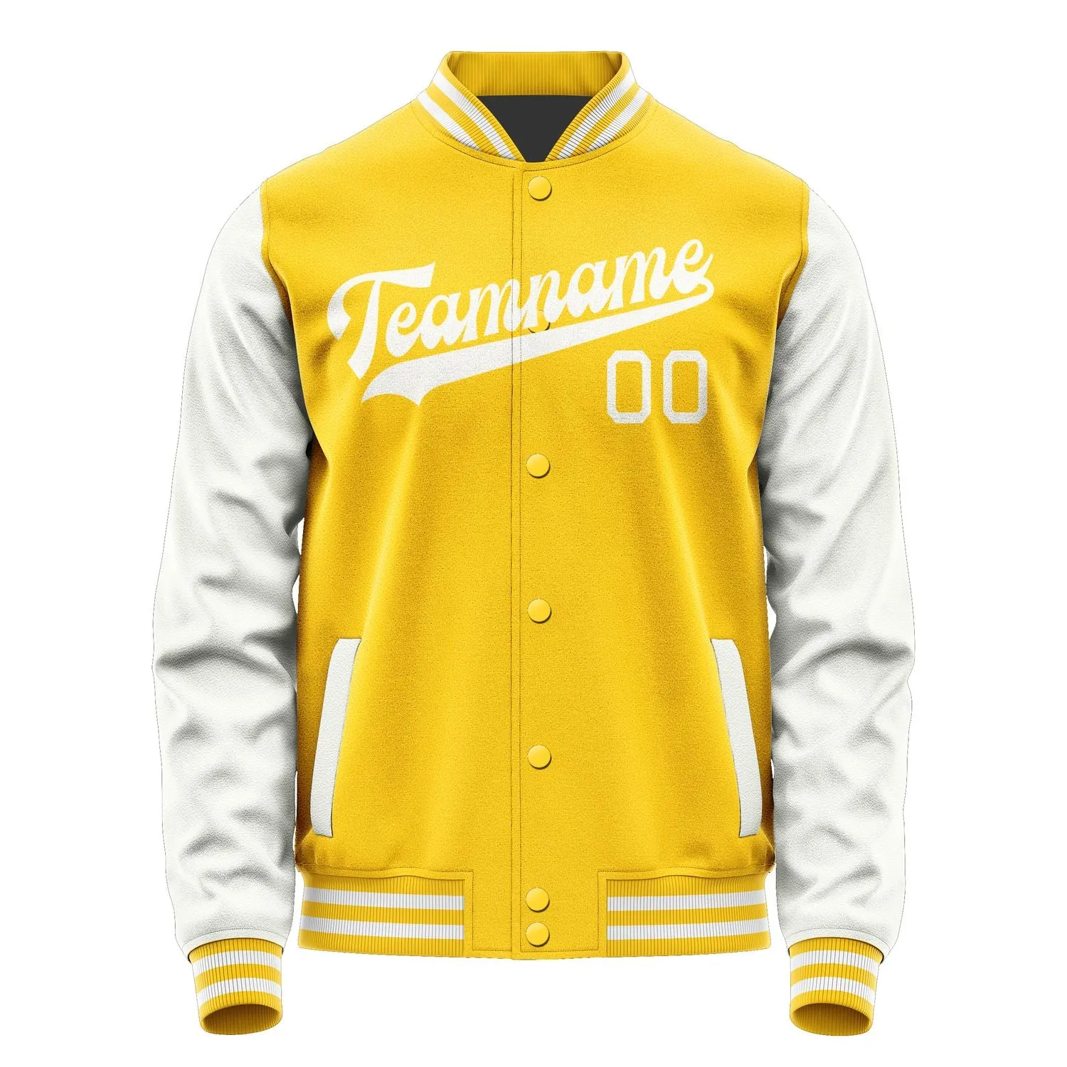 Custom Gold White Jacket sold by Tailorly product image thumbnail 4
