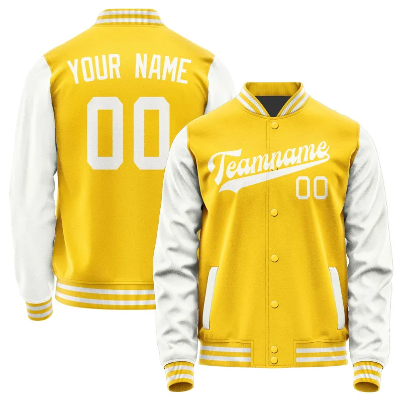 Custom Gold White Jacket sold by Tailorly