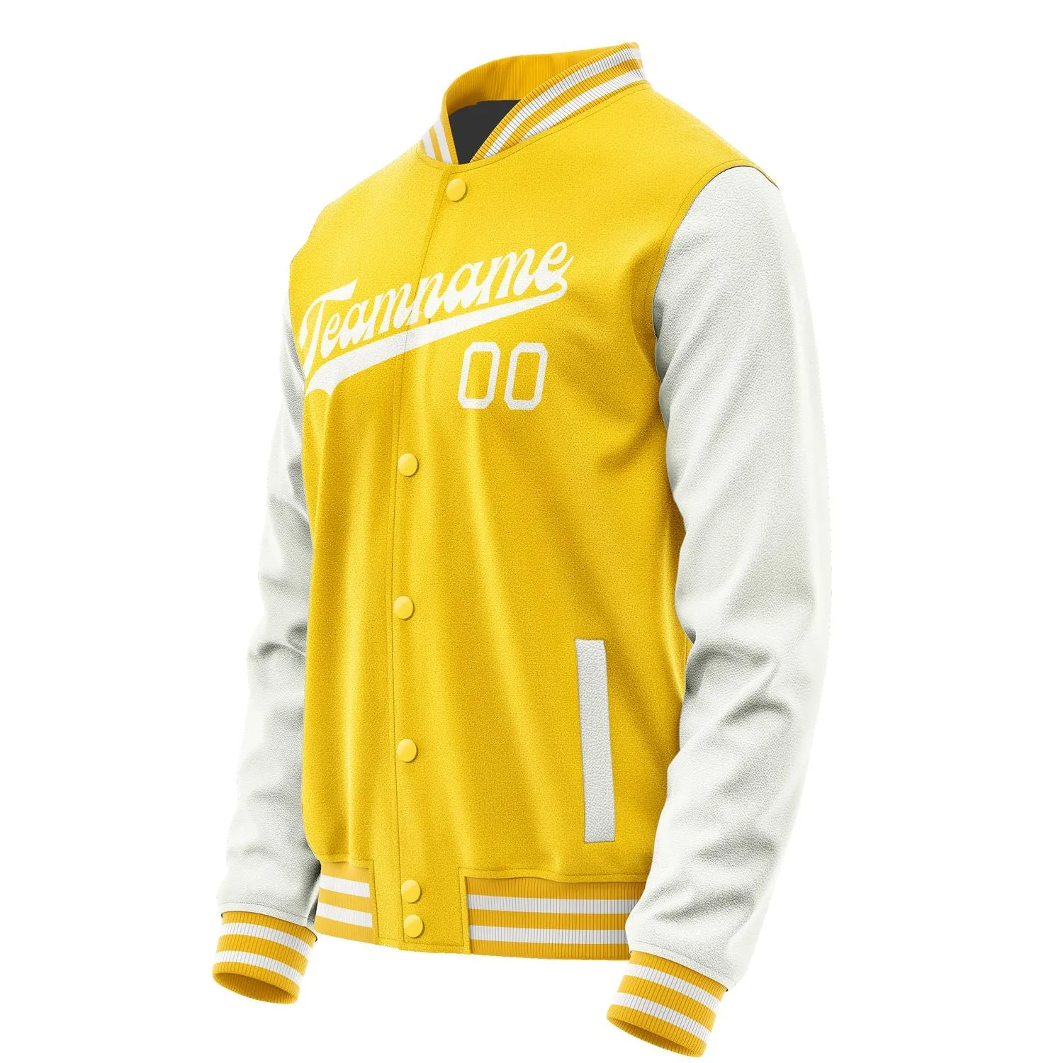 Custom Gold White Jacket sold by Tailorly product image thumbnail 2