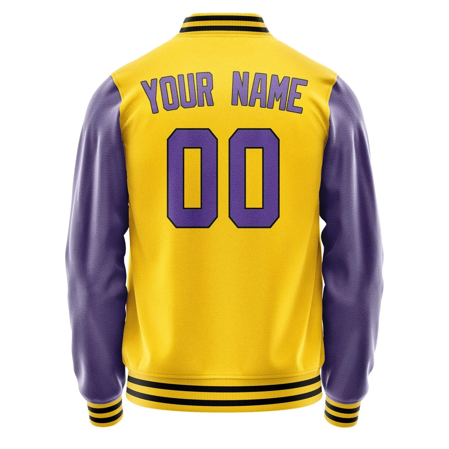Custom Gold Light Purple Jacket sold by Tailorly product image thumbnail 3