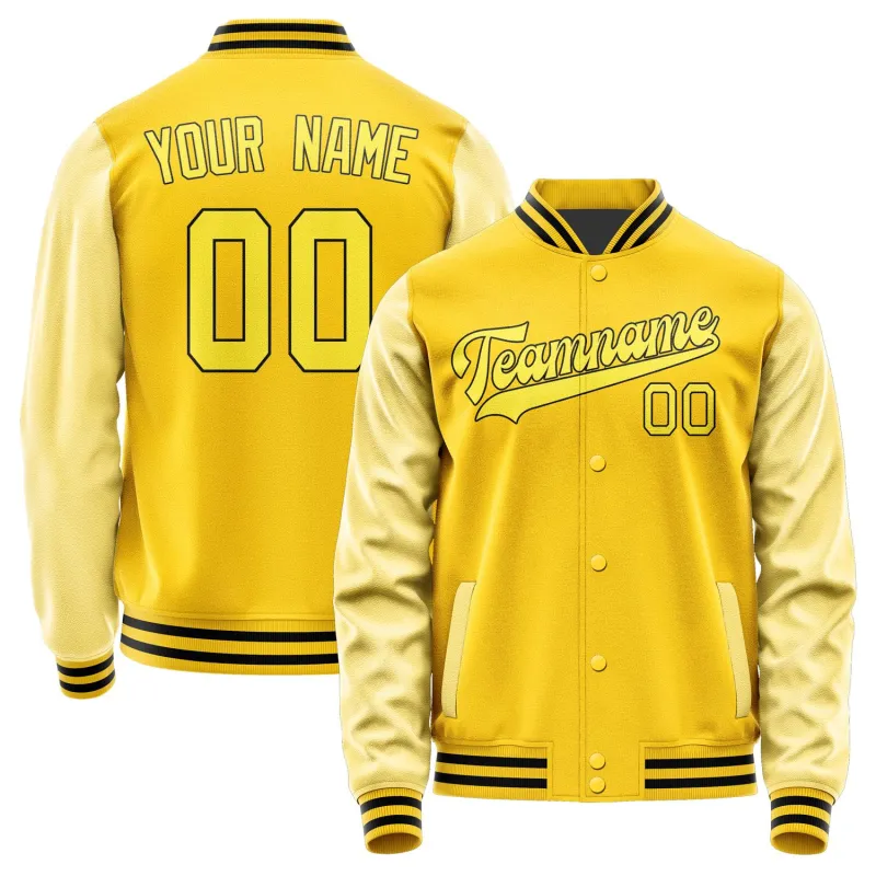 Custom Gold Light Yellow Jacket sold by Tailorly