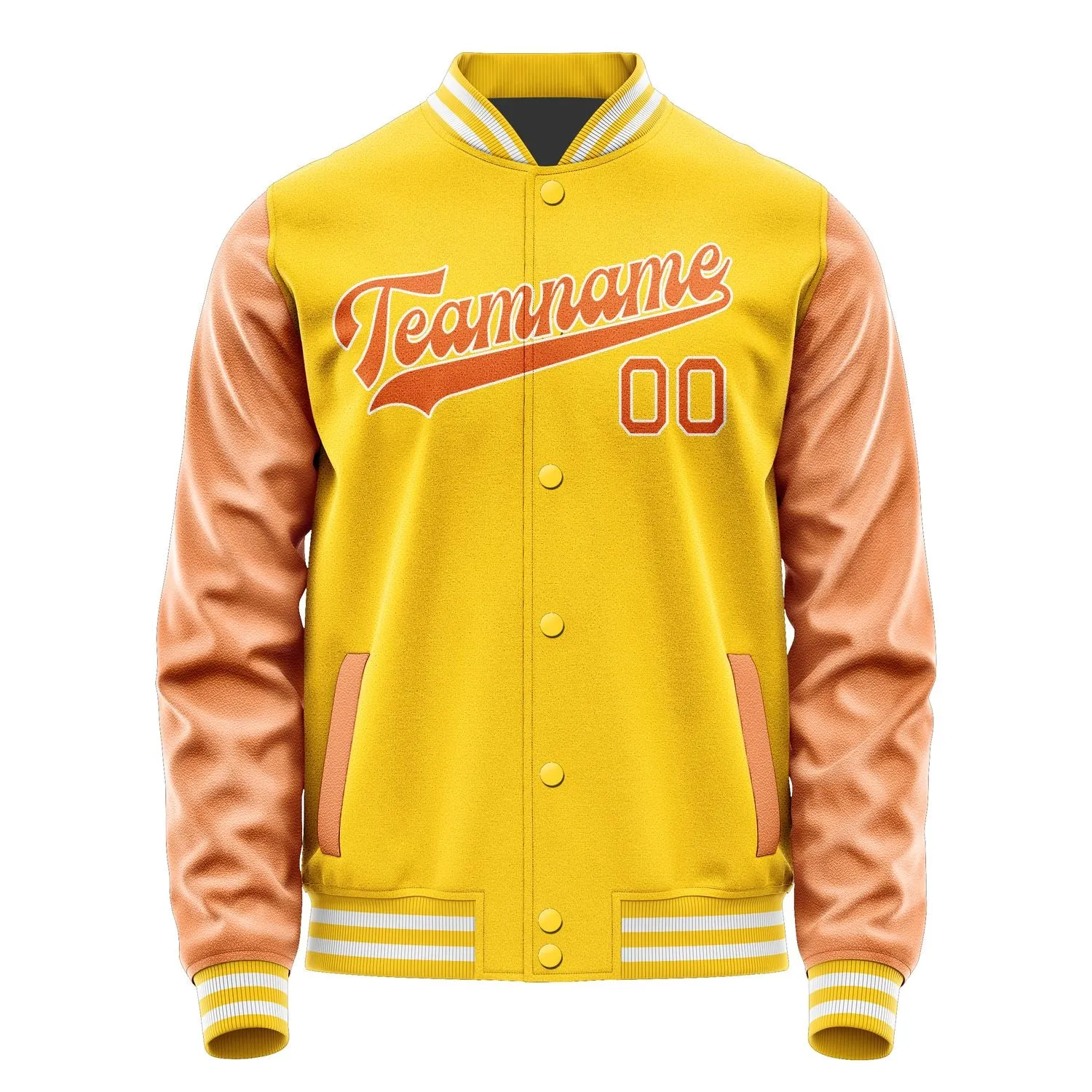 Custom Gold Orange Jacket sold by Tailorly product image thumbnail 4