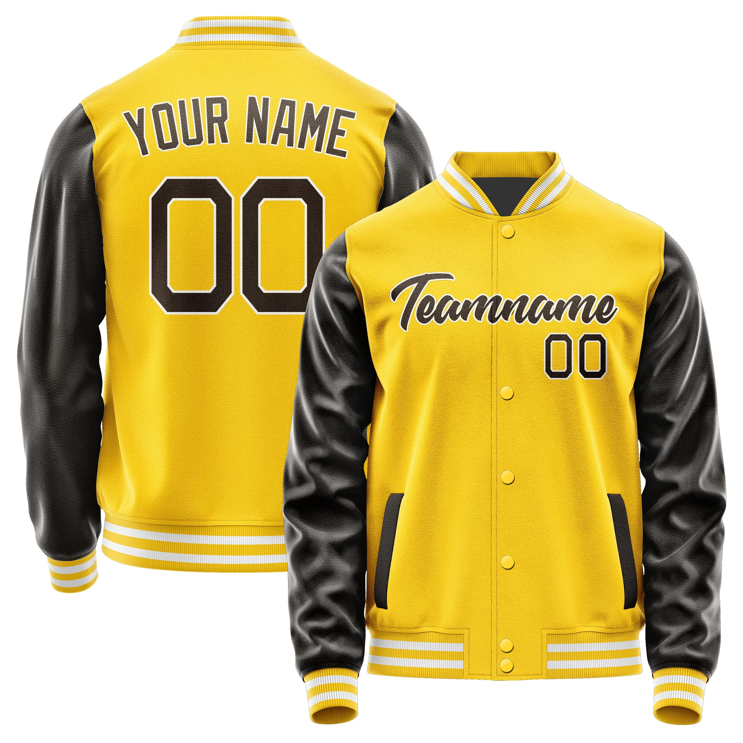 Custom Gold Brown Jacket sold by Tailorly