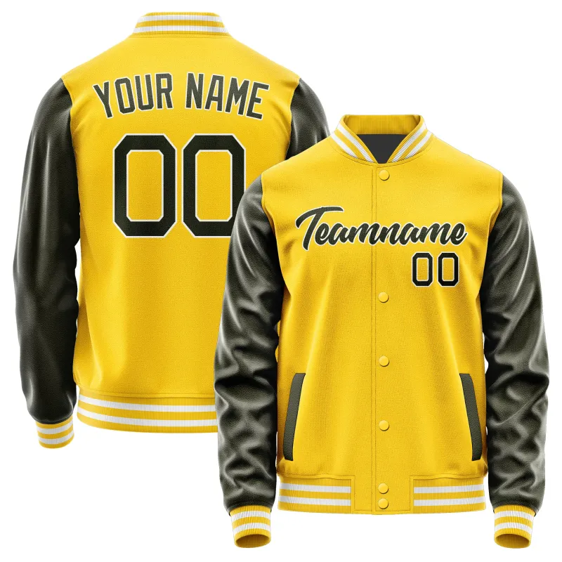 Custom Gold Olive Jacket sold by Tailorly