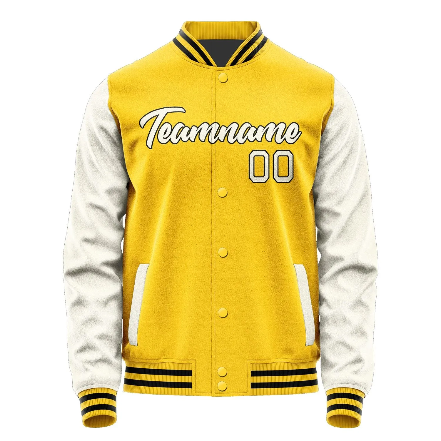 Custom Gold Cream Jacket sold by Tailorly product image thumbnail 2