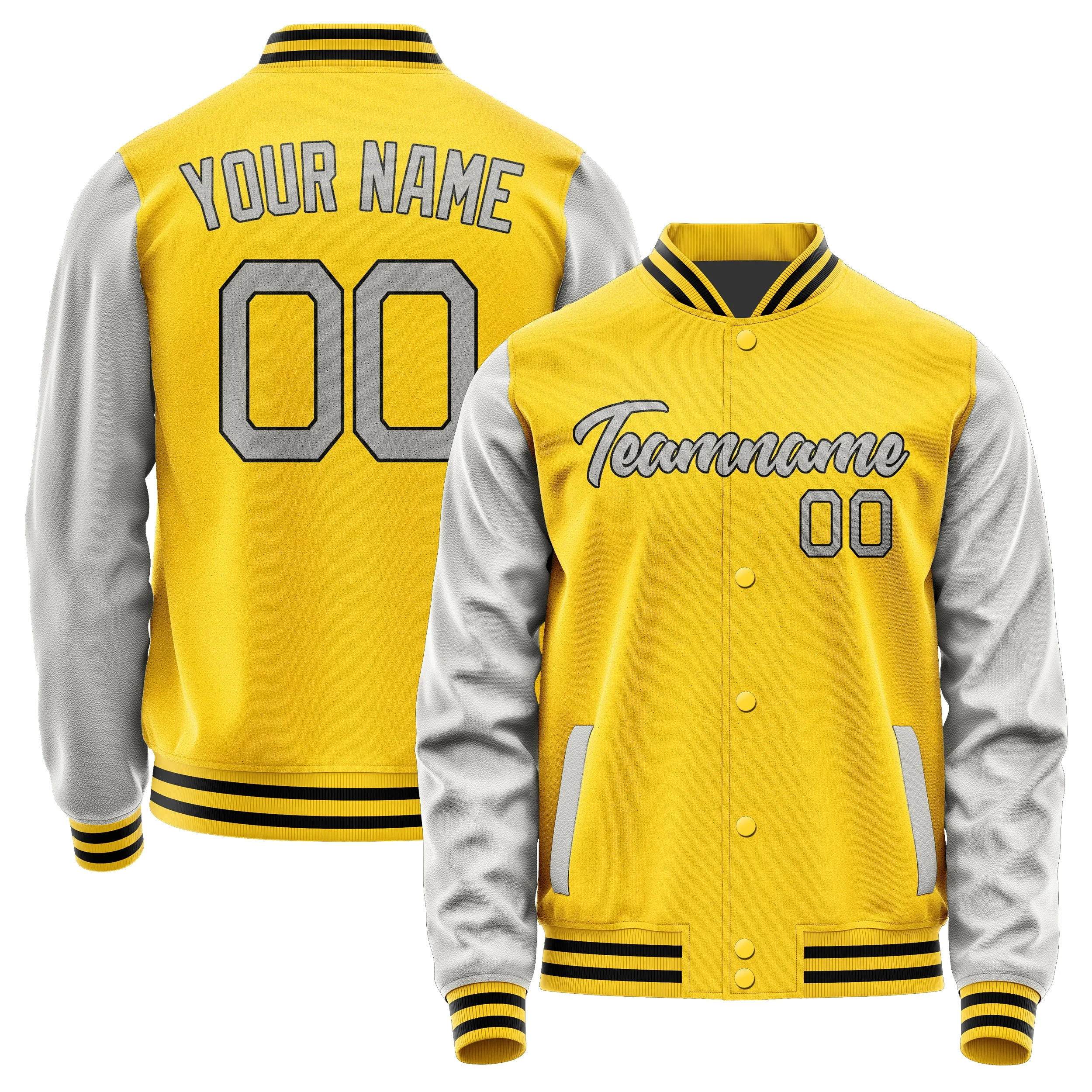 Custom Gold Gray Jacket sold by Tailorly