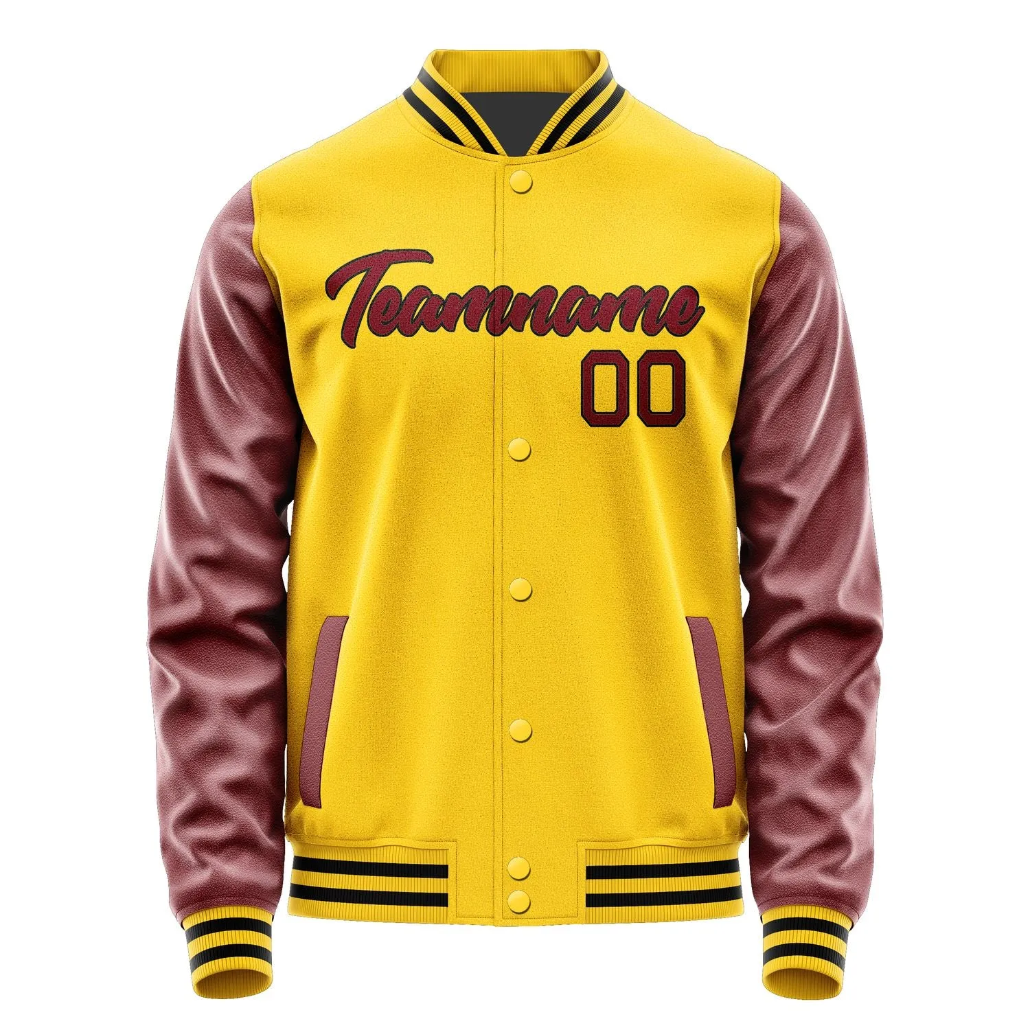 Custom Gold Red Jacket sold by Tailorly product image thumbnail 2