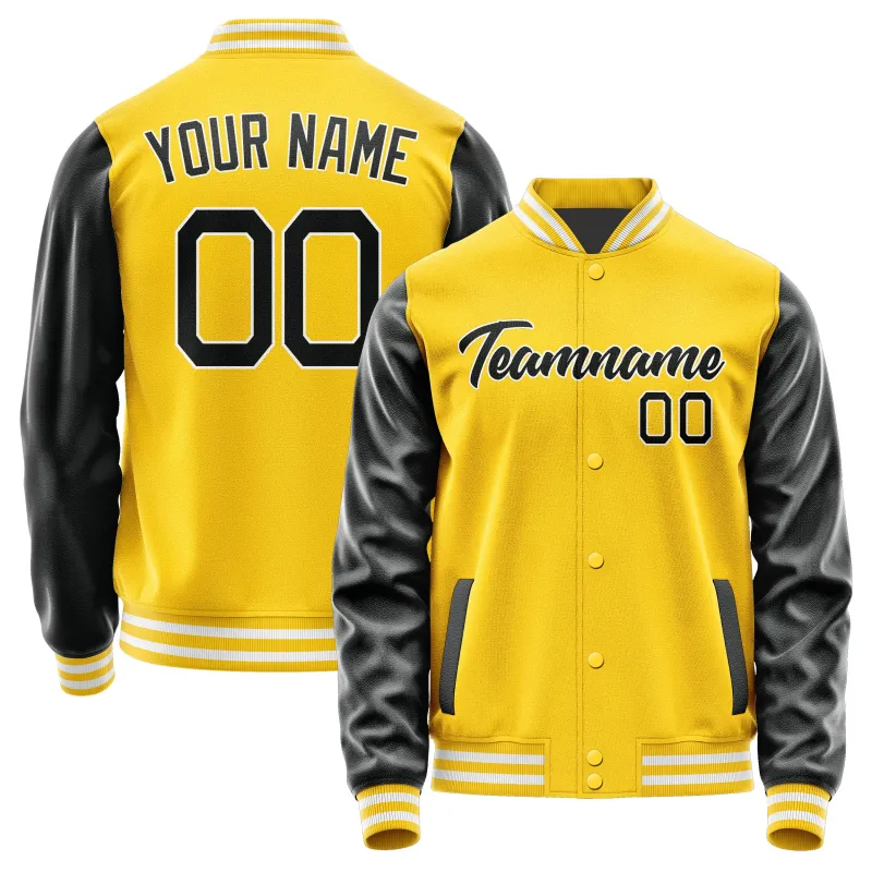 Custom Gold Black Jacket sold by Tailorly