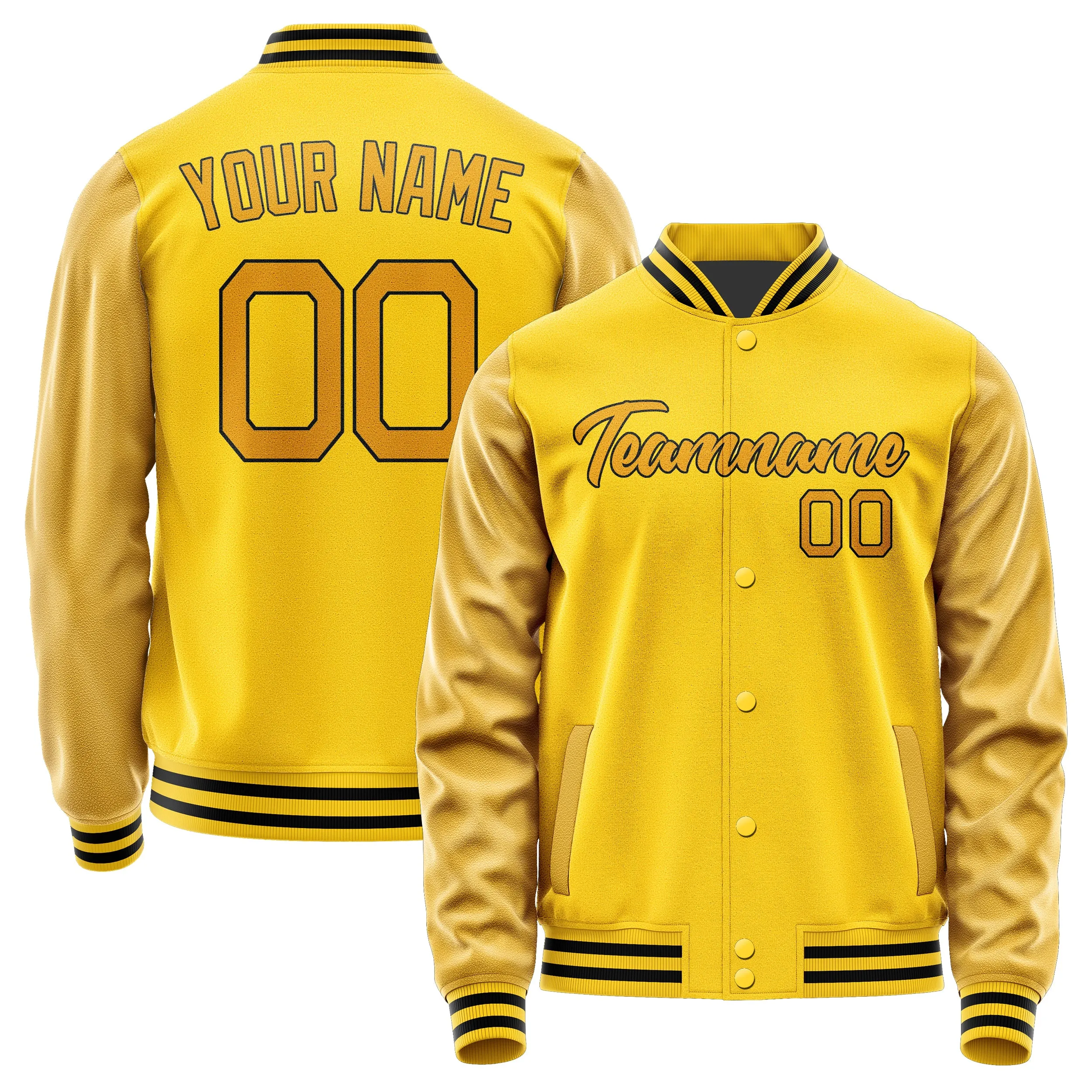 Custom Gold Yellow Jacket sold by Tailorly