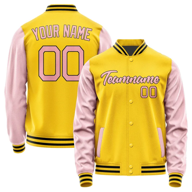 Custom Gold Light Pink Jacket sold by Tailorly