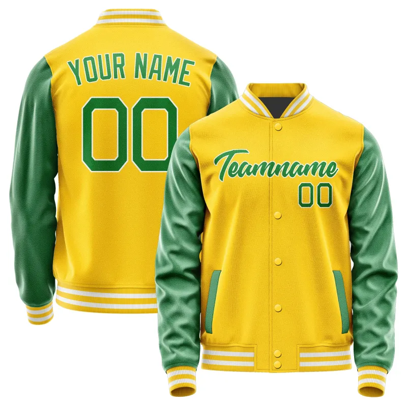 Custom Gold Emerald Green Jacket sold by Tailorly