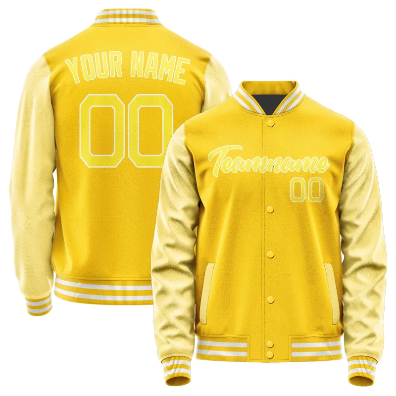 Custom Gold Light Yellow Jacket sold by Tailorly