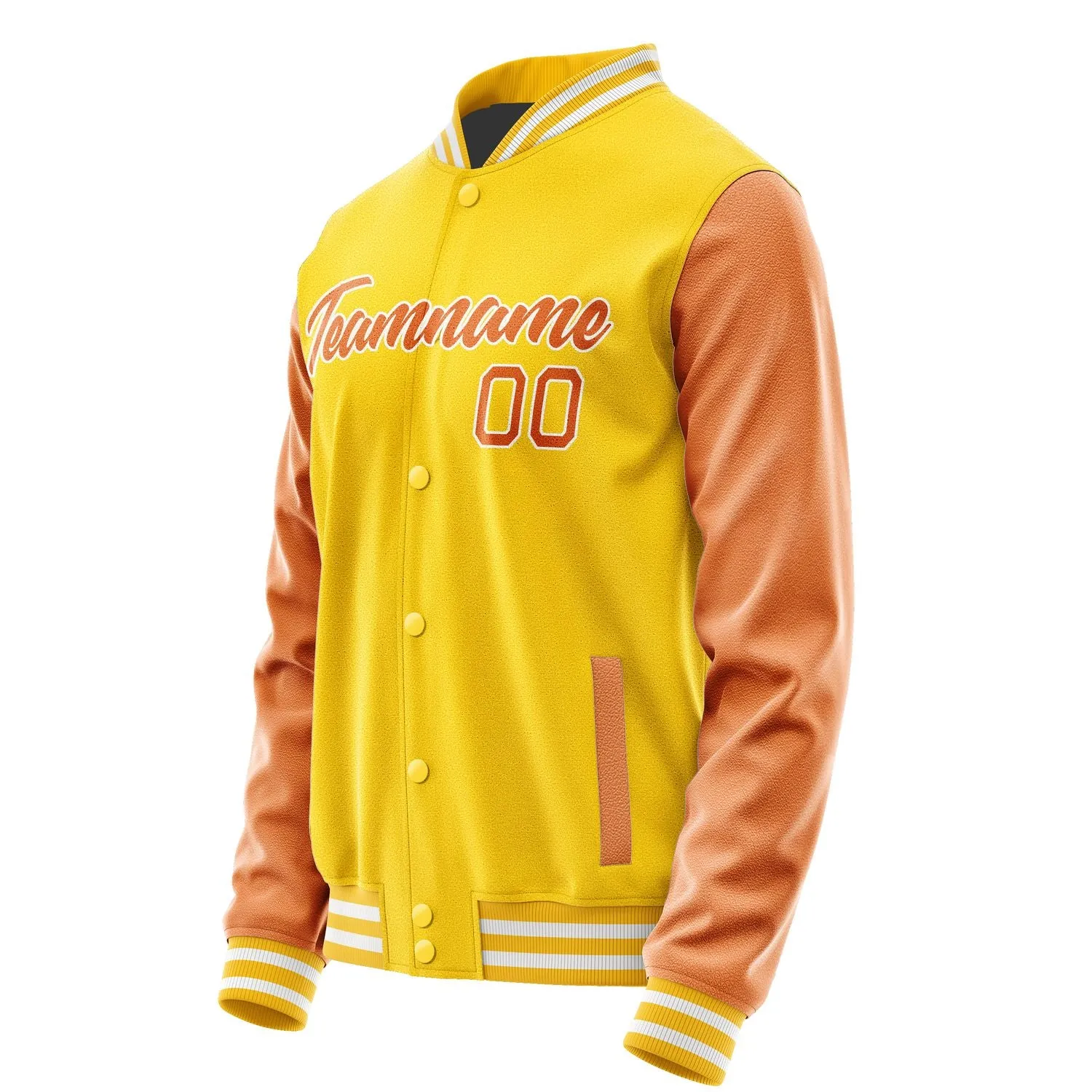 Custom Gold Orange Jacket sold by Tailorly product image thumbnail 3