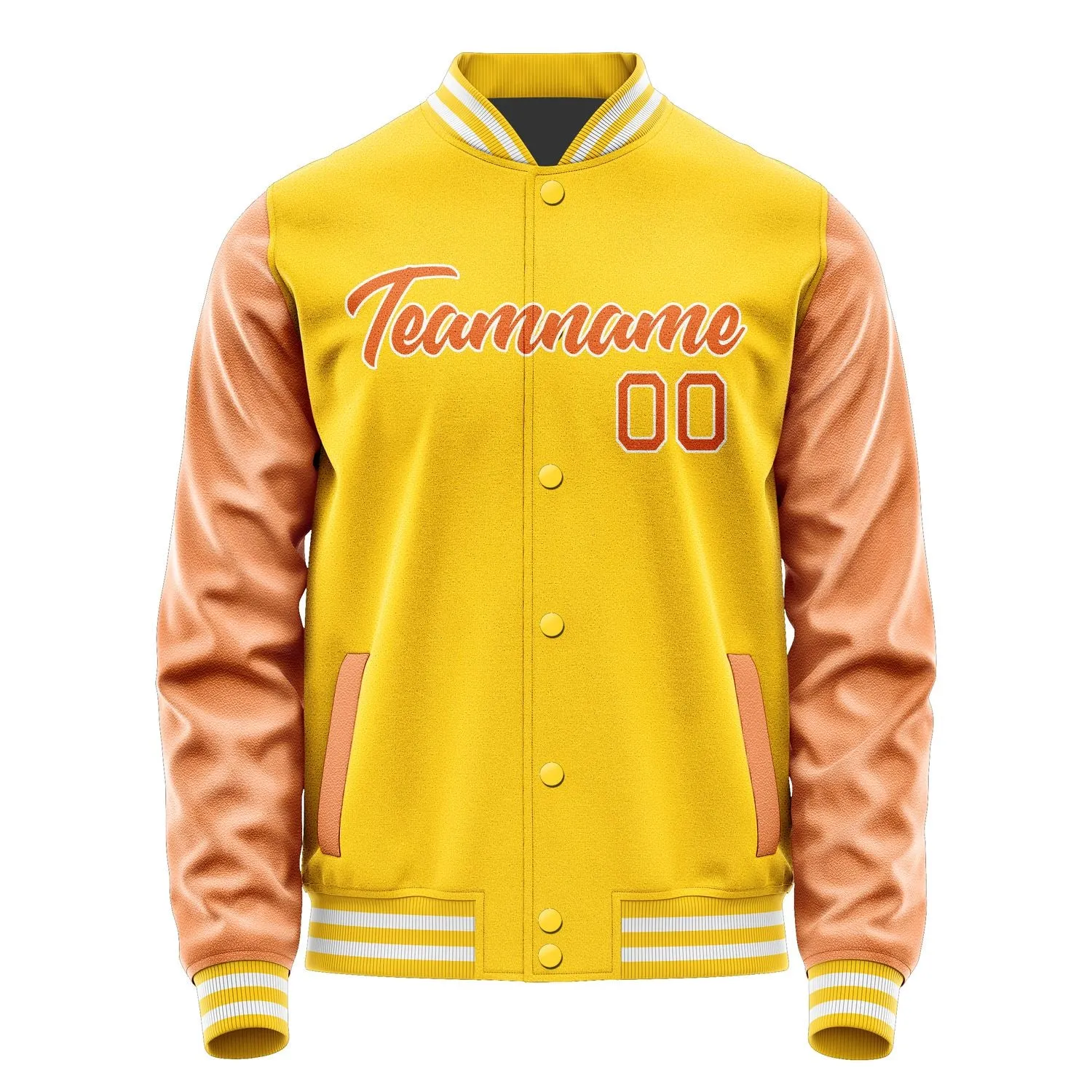 Custom Gold Orange Jacket sold by Tailorly product image thumbnail 2