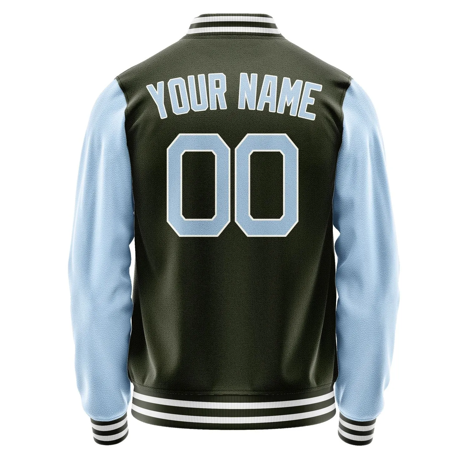 Custom Olive Light Blue Jacket sold by Tailorly product image thumbnail 4