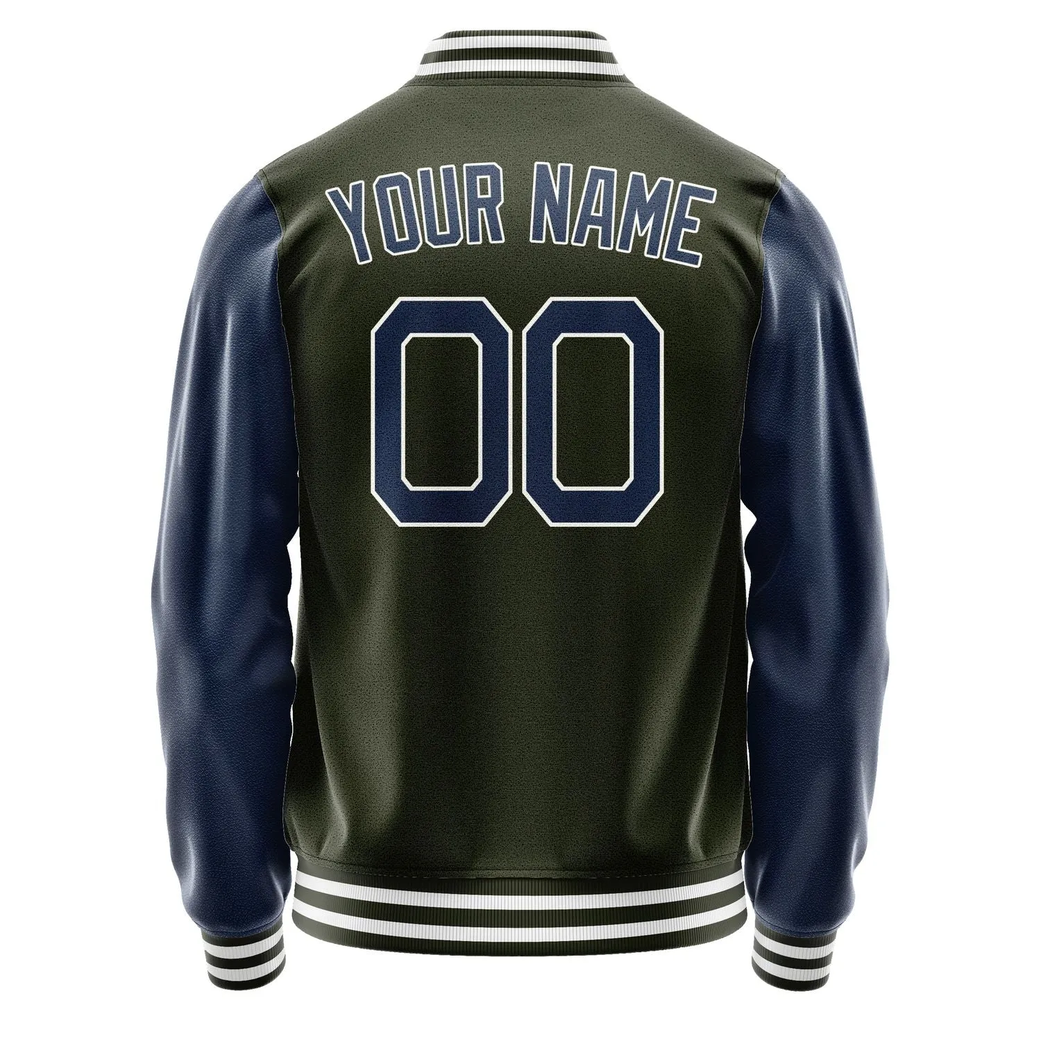 Custom Olive Sky Blue Jacket sold by Tailorly product image thumbnail 4