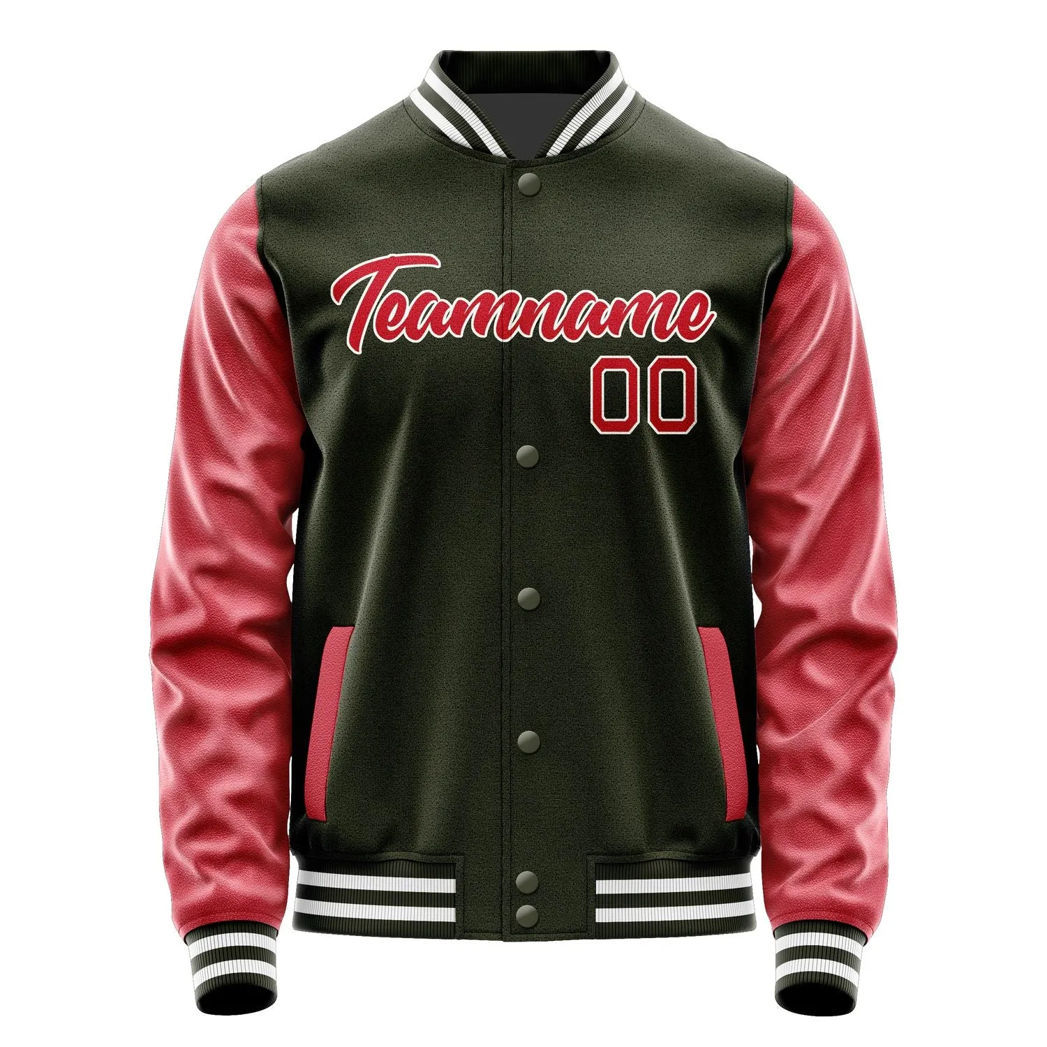 Custom Olive Red Jacket sold by Tailorly product image thumbnail 2