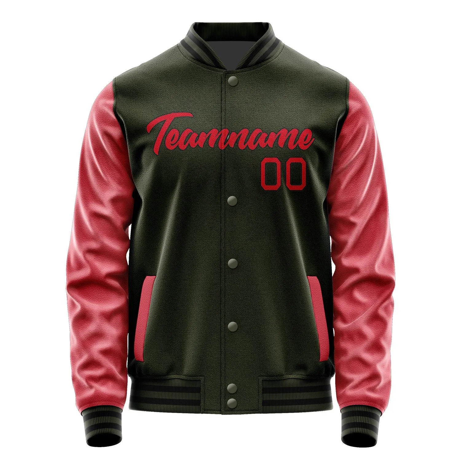 Custom Olive Pink Jacket sold by Tailorly product image thumbnail 2