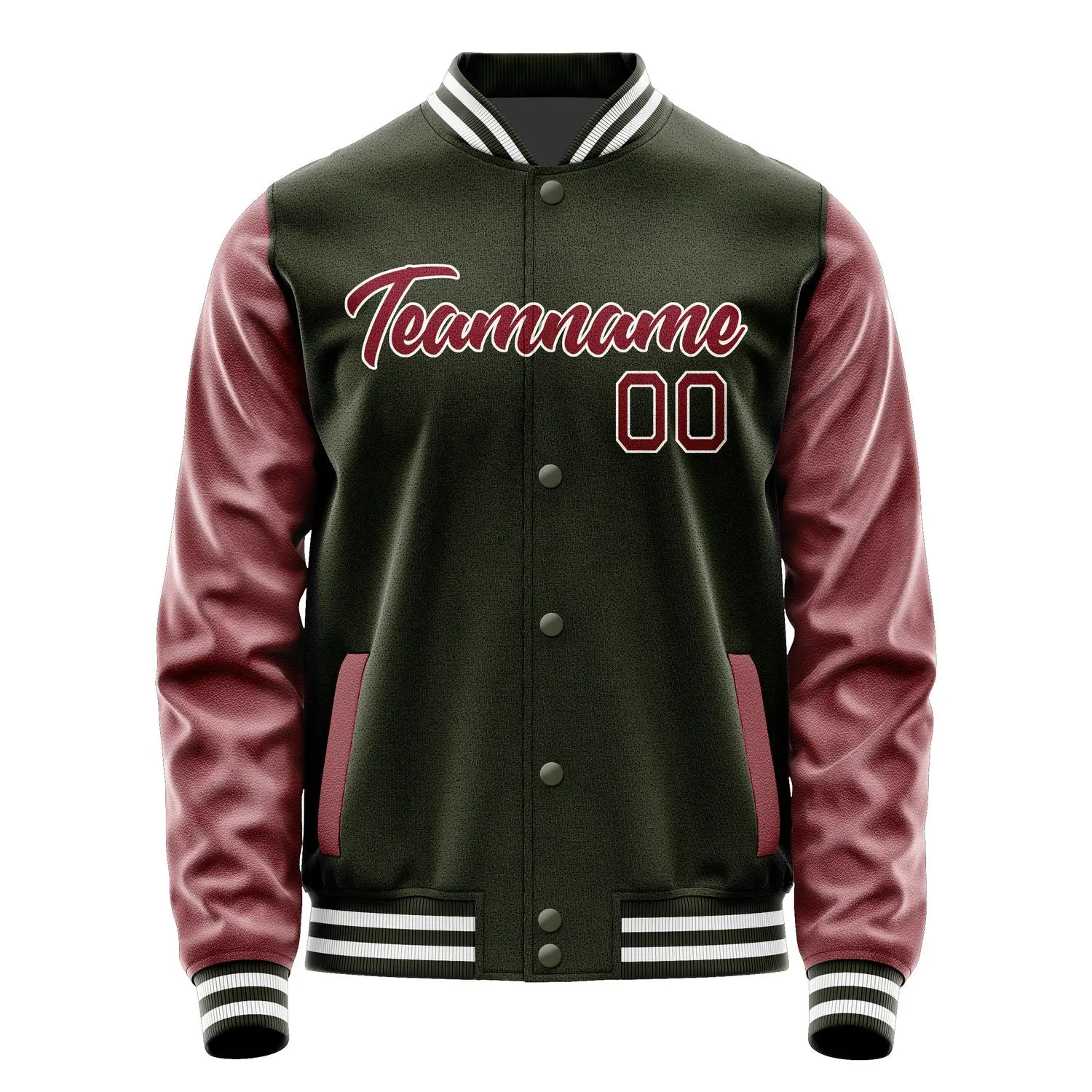 Custom Olive Red Jacket sold by Tailorly product image thumbnail 2