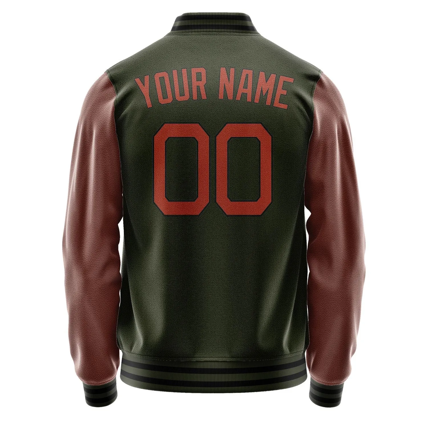 Custom Olive Crimson Red Jacket sold by Tailorly product image thumbnail 4