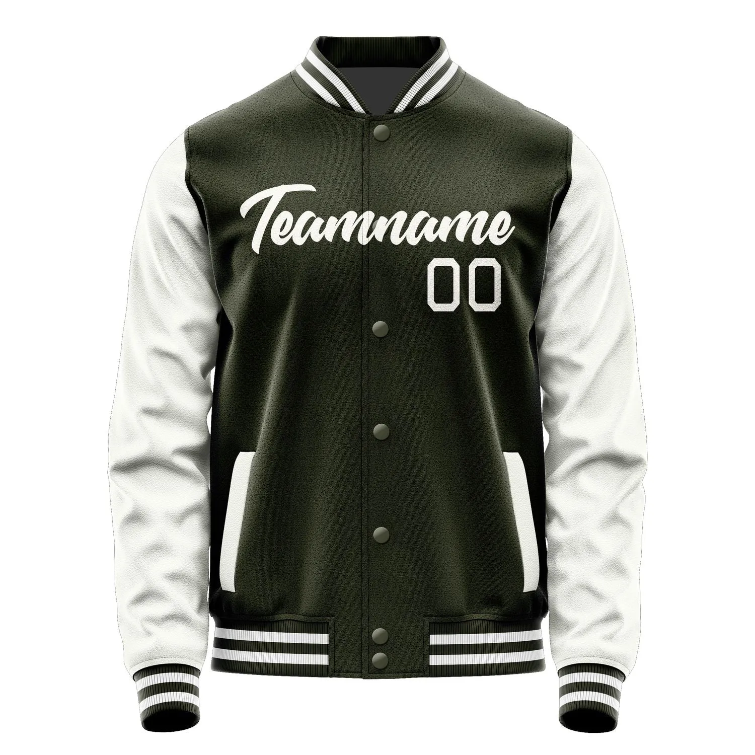 Custom Olive White Jacket sold by Tailorly product image thumbnail 2