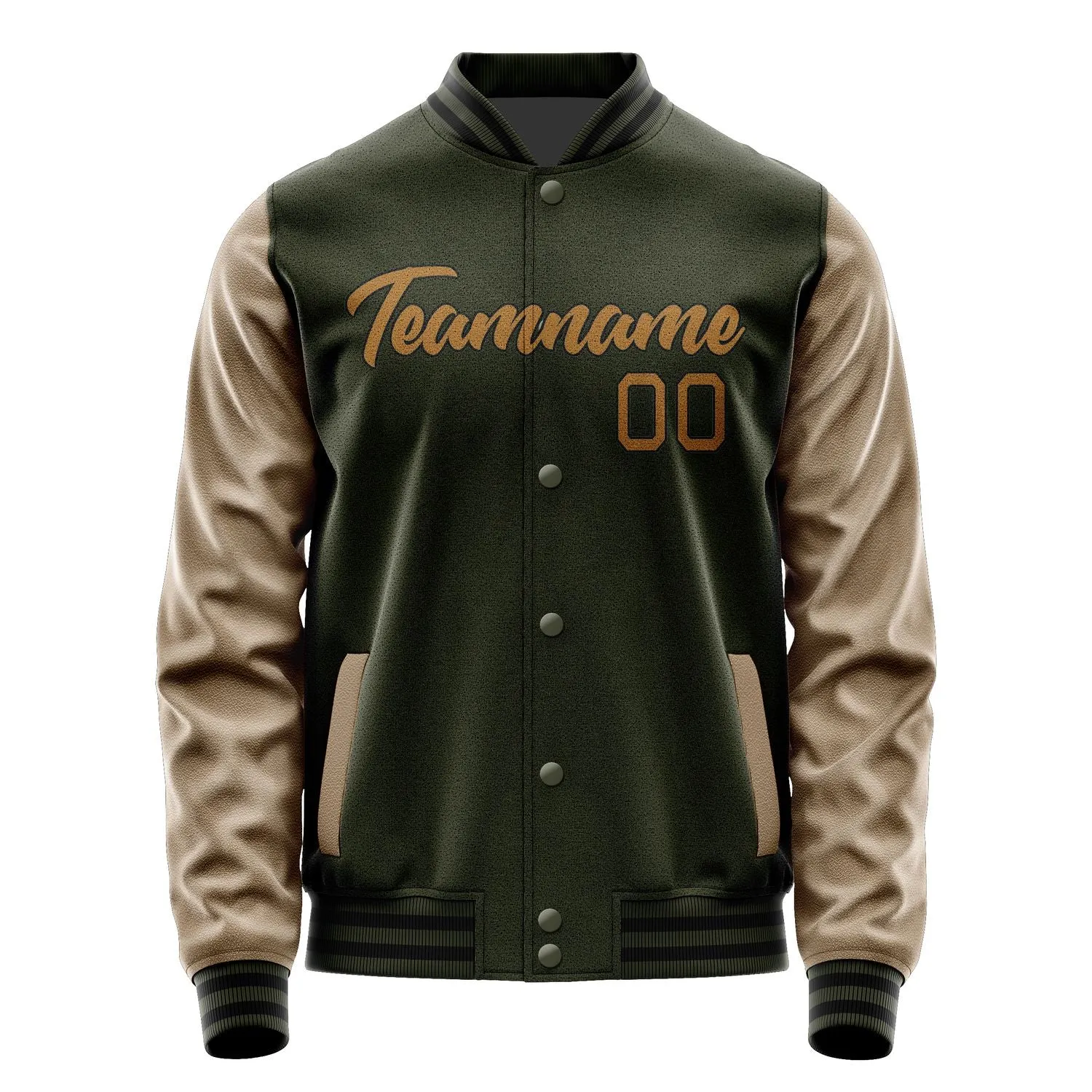 Custom Olive Light Pink Jacket sold by Tailorly product image thumbnail 2