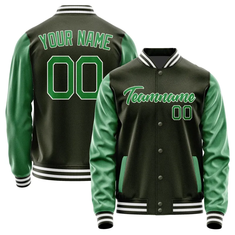 Custom Olive Emerald Green Jacket sold by Tailorly