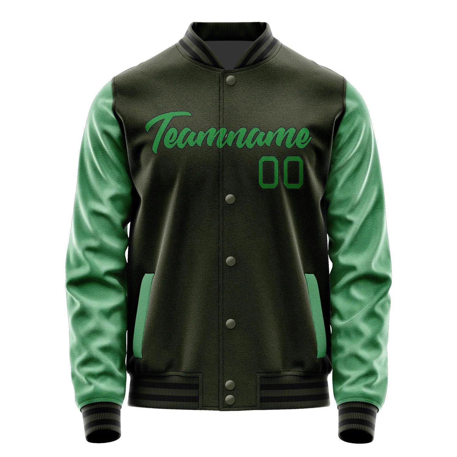 Custom Olive Emerald Green Jacket sold by Tailorly product image thumbnail 2