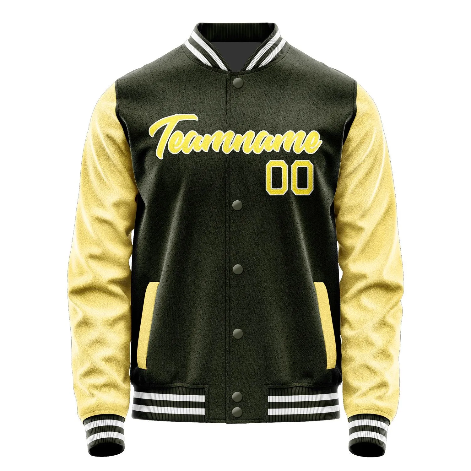 Custom Olive Light Yellow Jacket sold by Tailorly product image thumbnail 2