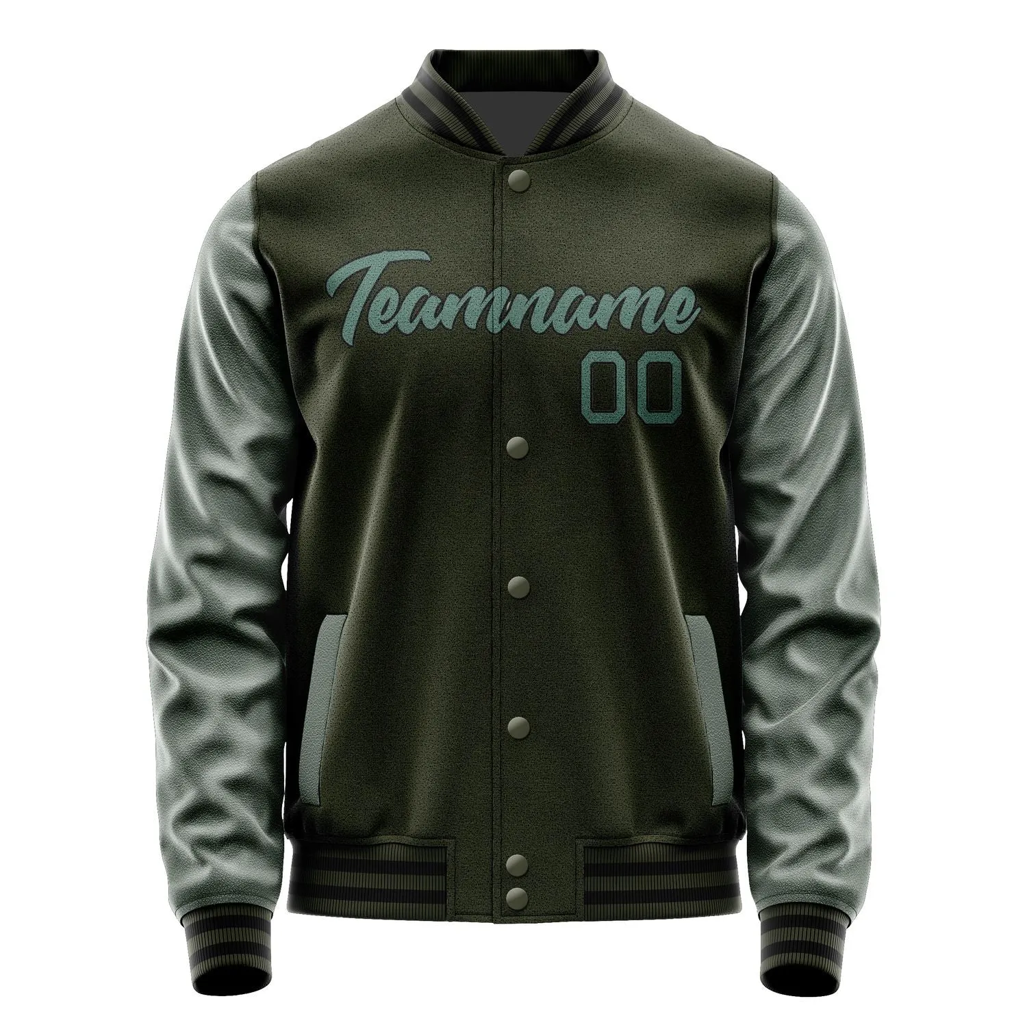 Custom Olive Blue Green Jacket sold by Tailorly product image thumbnail 2