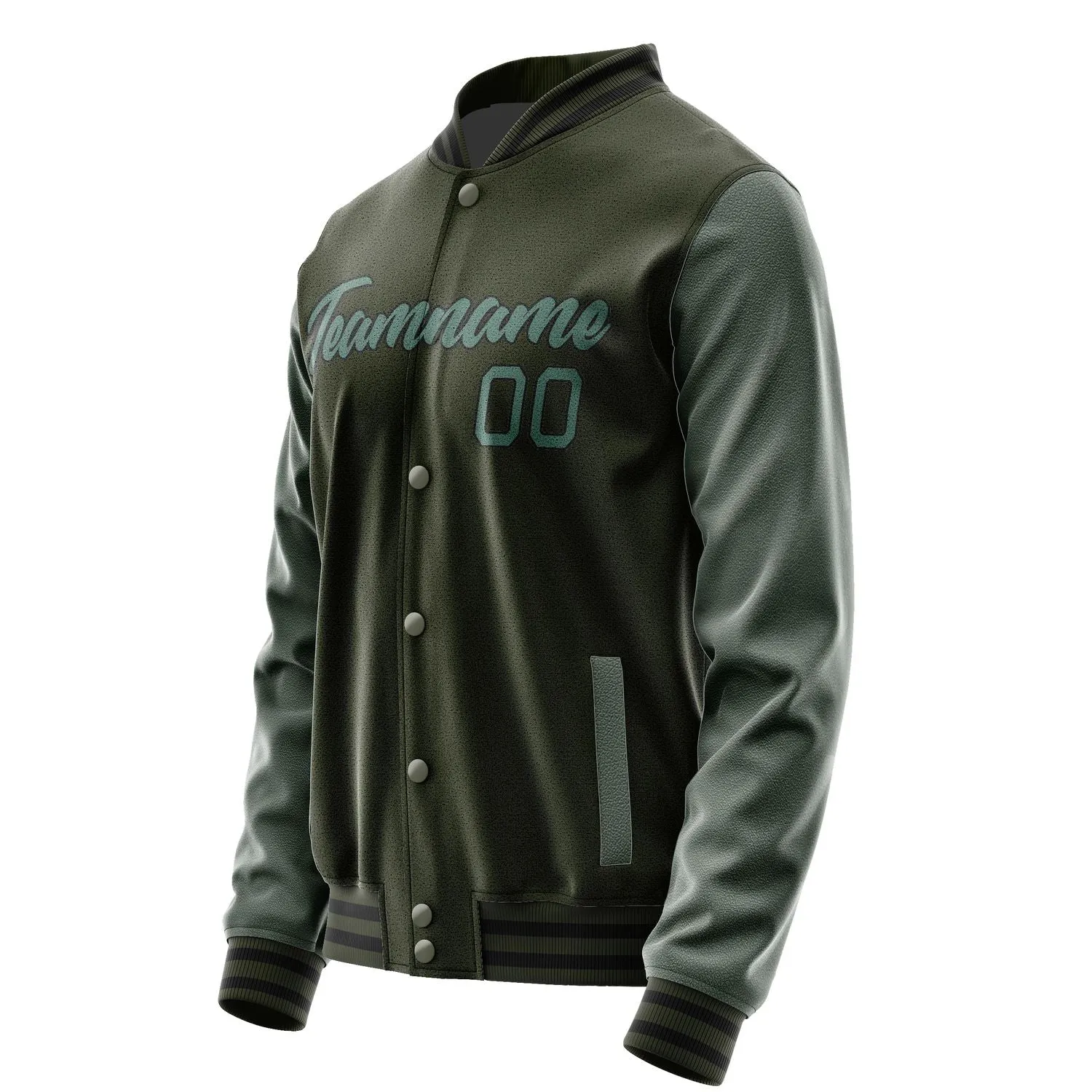 Custom Olive Blue Green Jacket sold by Tailorly product image thumbnail 3