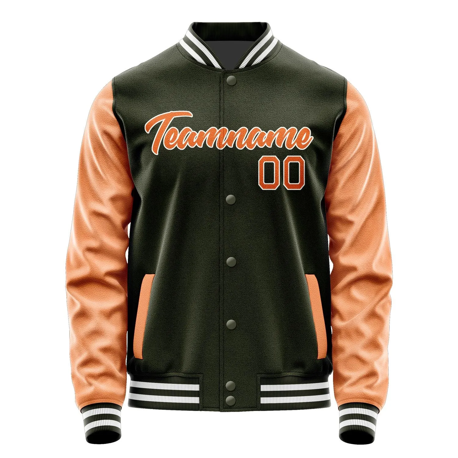 Custom Olive Orange Jacket sold by Tailorly product image thumbnail 2