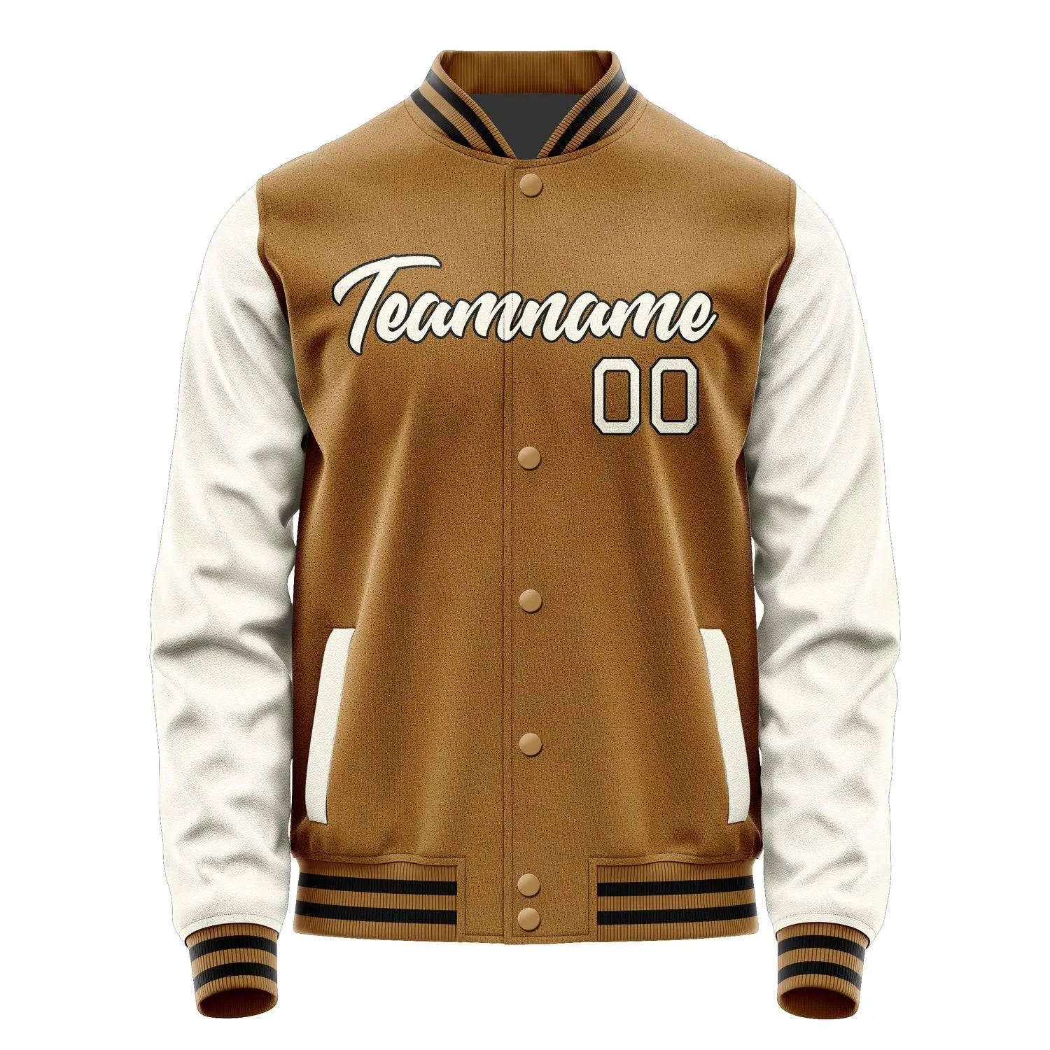 Custom Khaki Cream Jacket sold by Tailorly product image thumbnail 2
