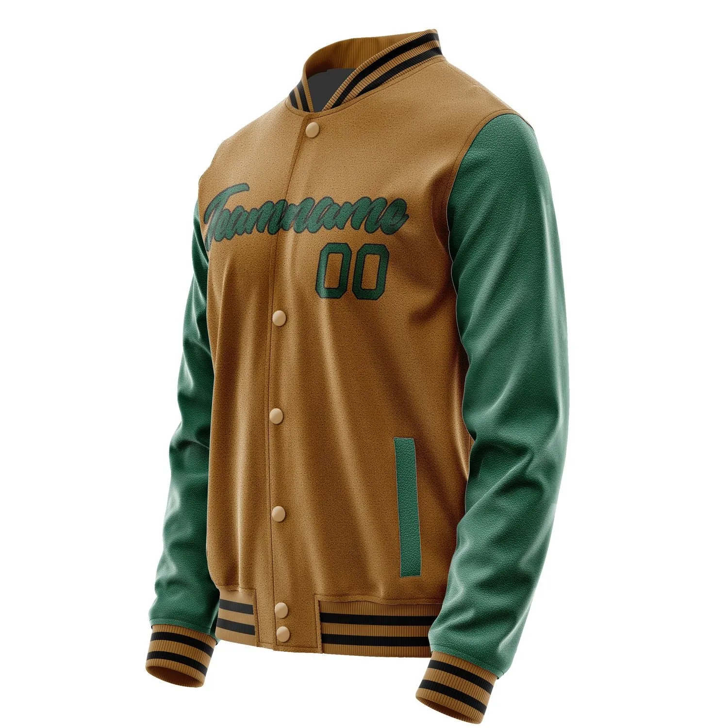 Custom Khaki Green Jacket sold by Tailorly product image thumbnail 3