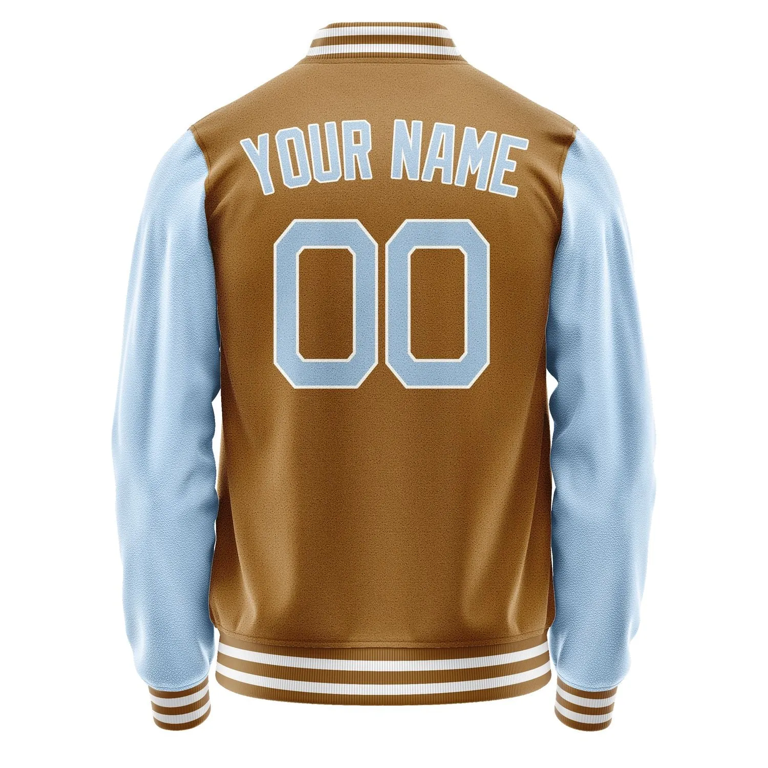 Custom Khaki Light Blue Jacket sold by Tailorly product image thumbnail 4