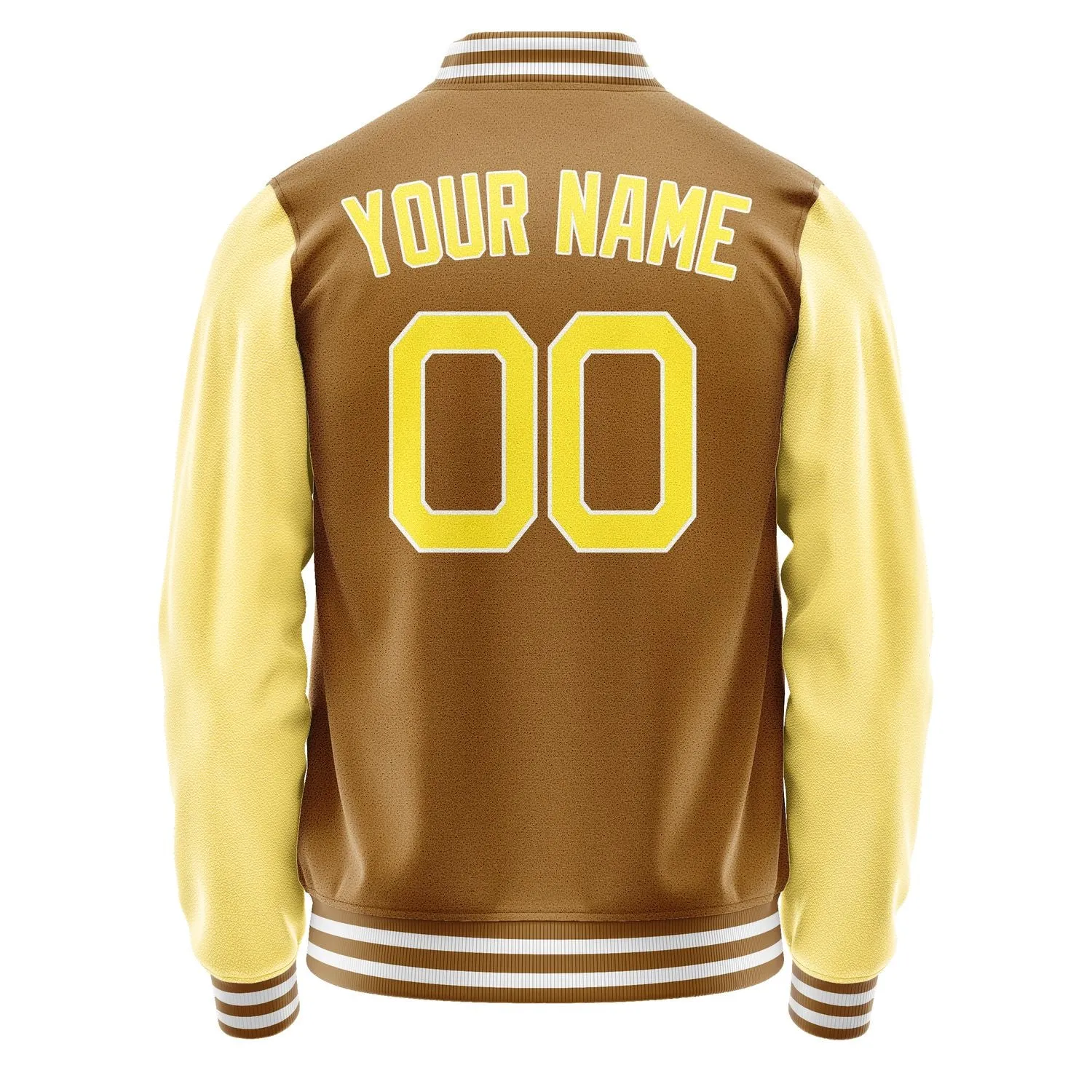 Custom Khaki Light Yellow Jacket sold by Tailorly product image thumbnail 4