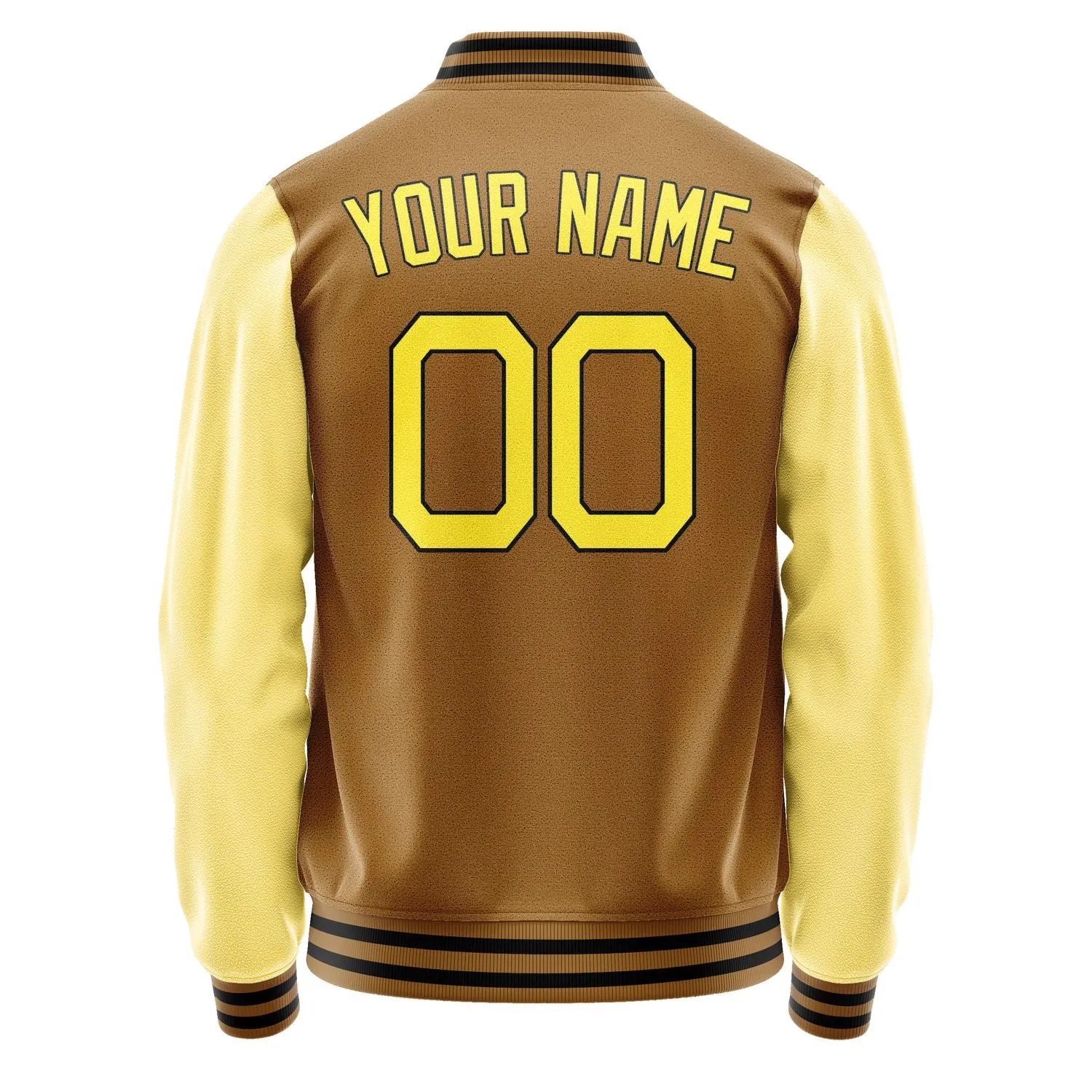 Custom Khaki Light Yellow Jacket sold by Tailorly product image thumbnail 4
