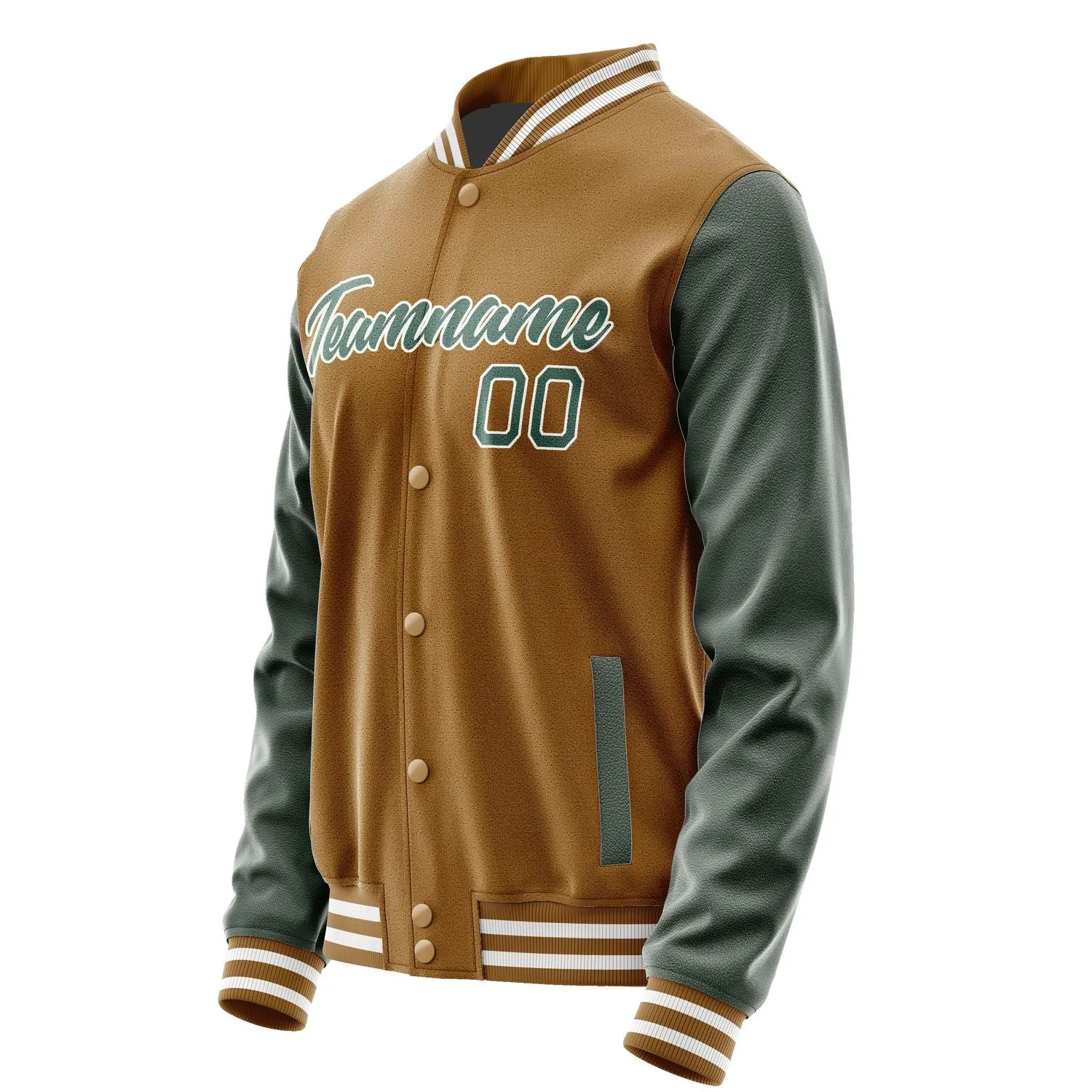 Custom Khaki Blue Green Jacket sold by Tailorly product image thumbnail 3