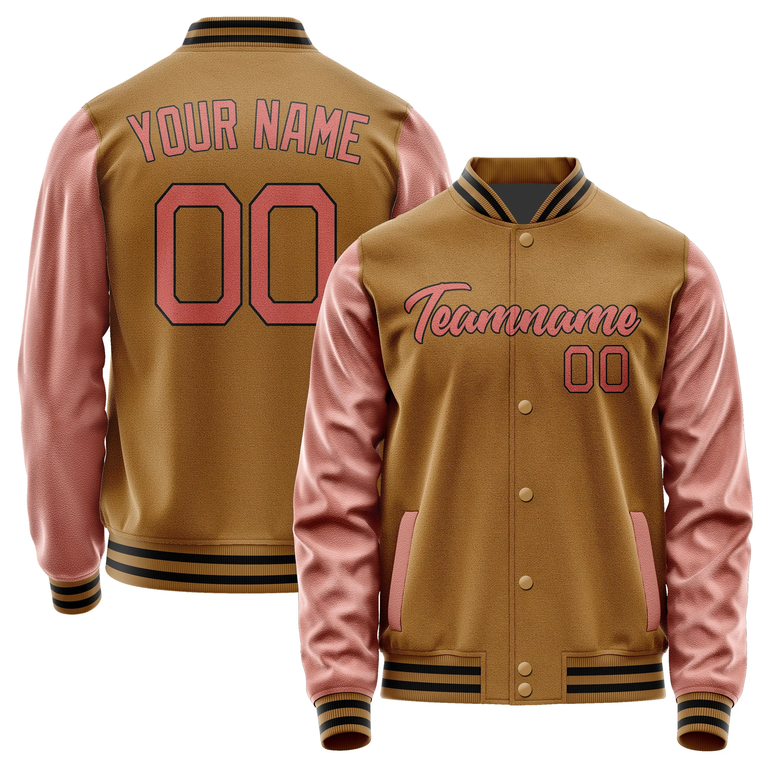 Custom Khaki Copper Rose Jacket sold by Tailorly