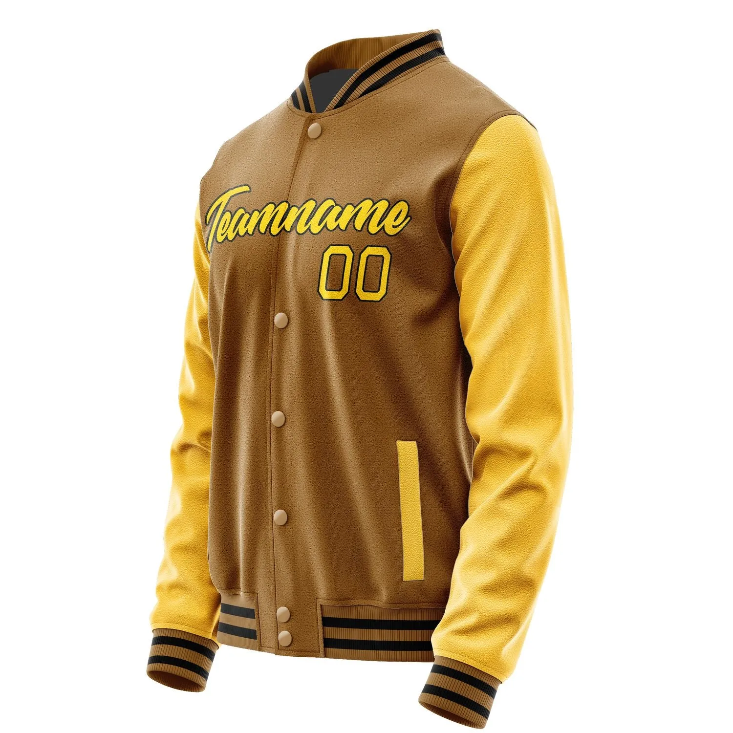 Custom Khaki Gold Jacket sold by Tailorly product image thumbnail 3