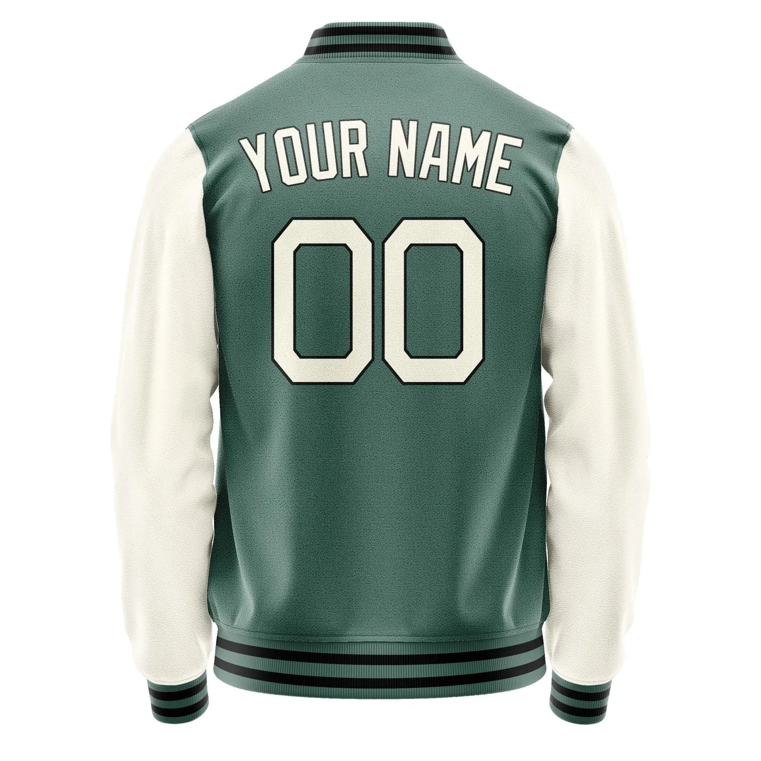 Custom Blue Green Cream Jacket sold by Tailorly product image thumbnail 4