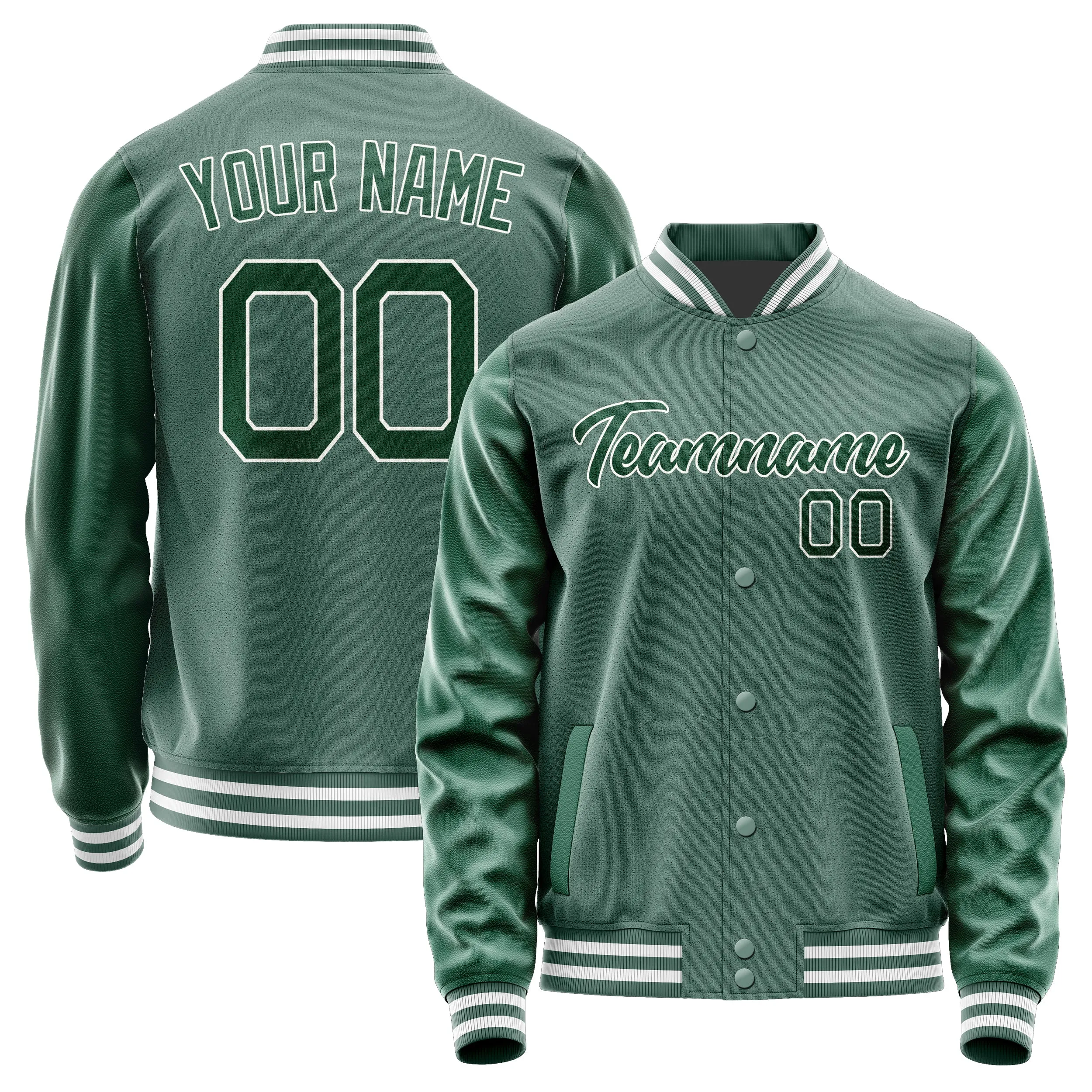 Custom Blue Green Green Jacket sold by Tailorly