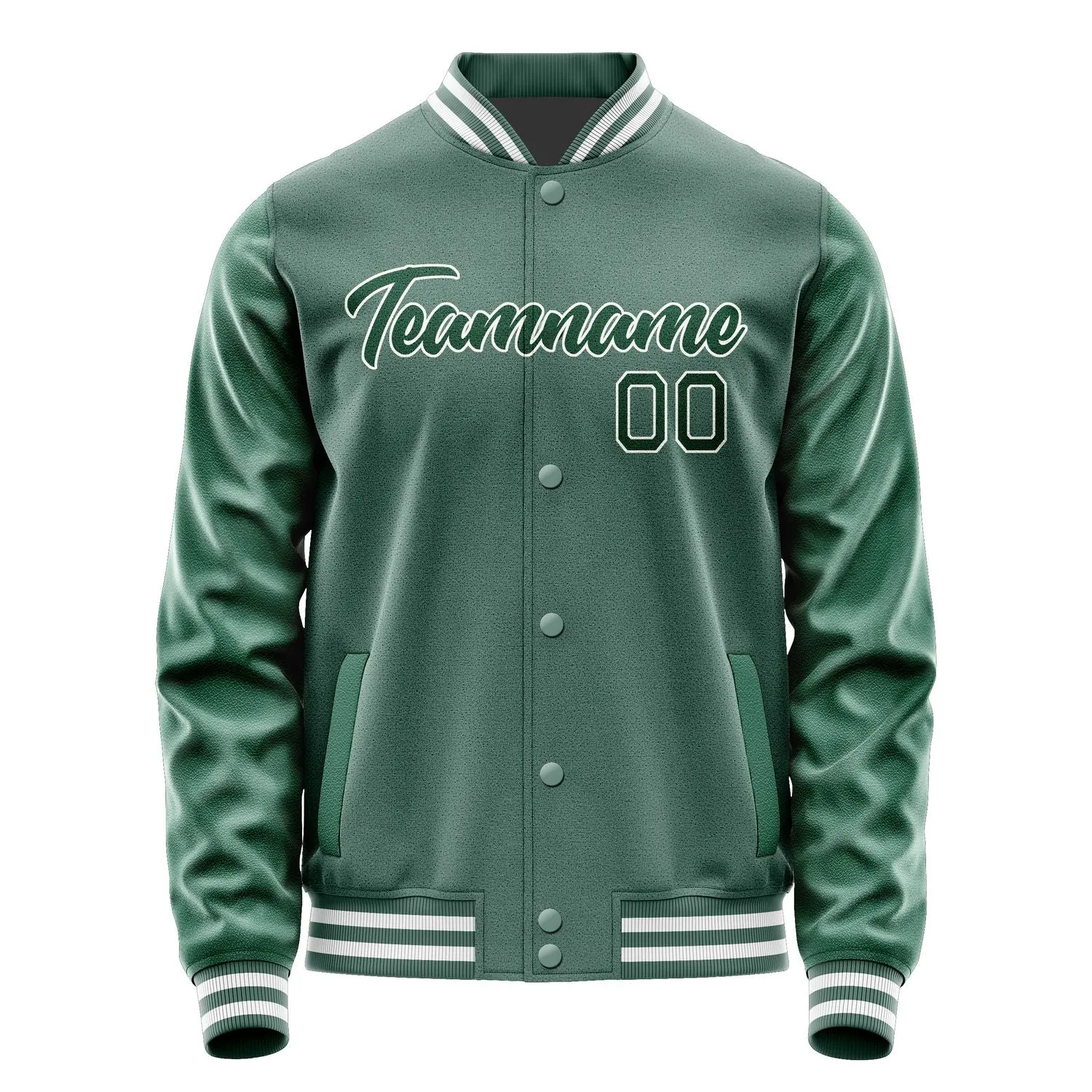 Custom Blue Green Green Jacket sold by Tailorly product image thumbnail 2