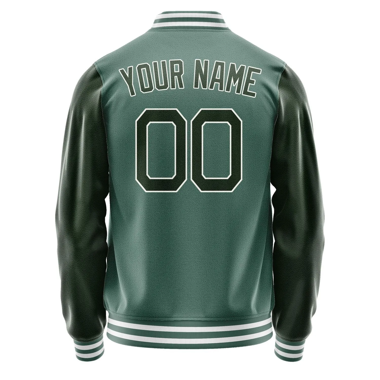 Custom Blue Green Dark Green Jacket sold by Tailorly product image thumbnail 4