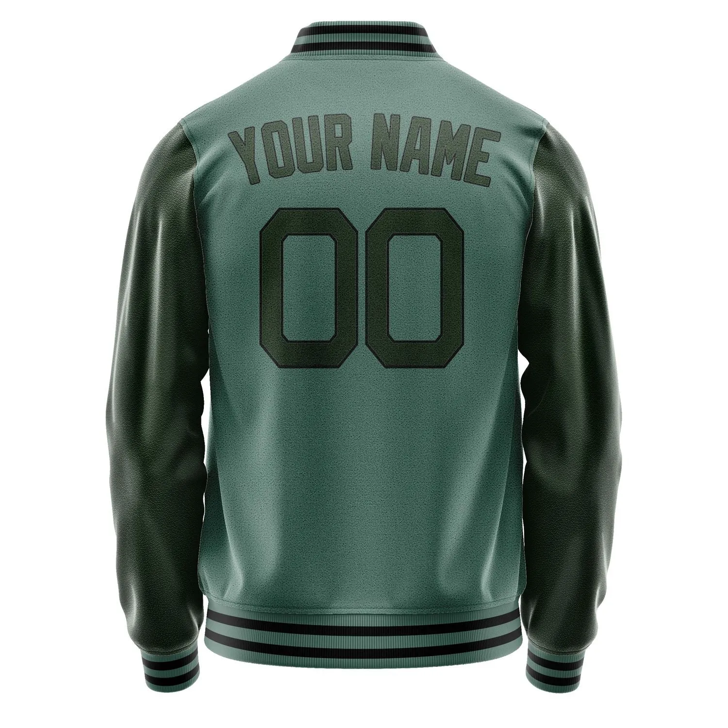 Custom Blue Green Dark Green Jacket sold by Tailorly product image thumbnail 4