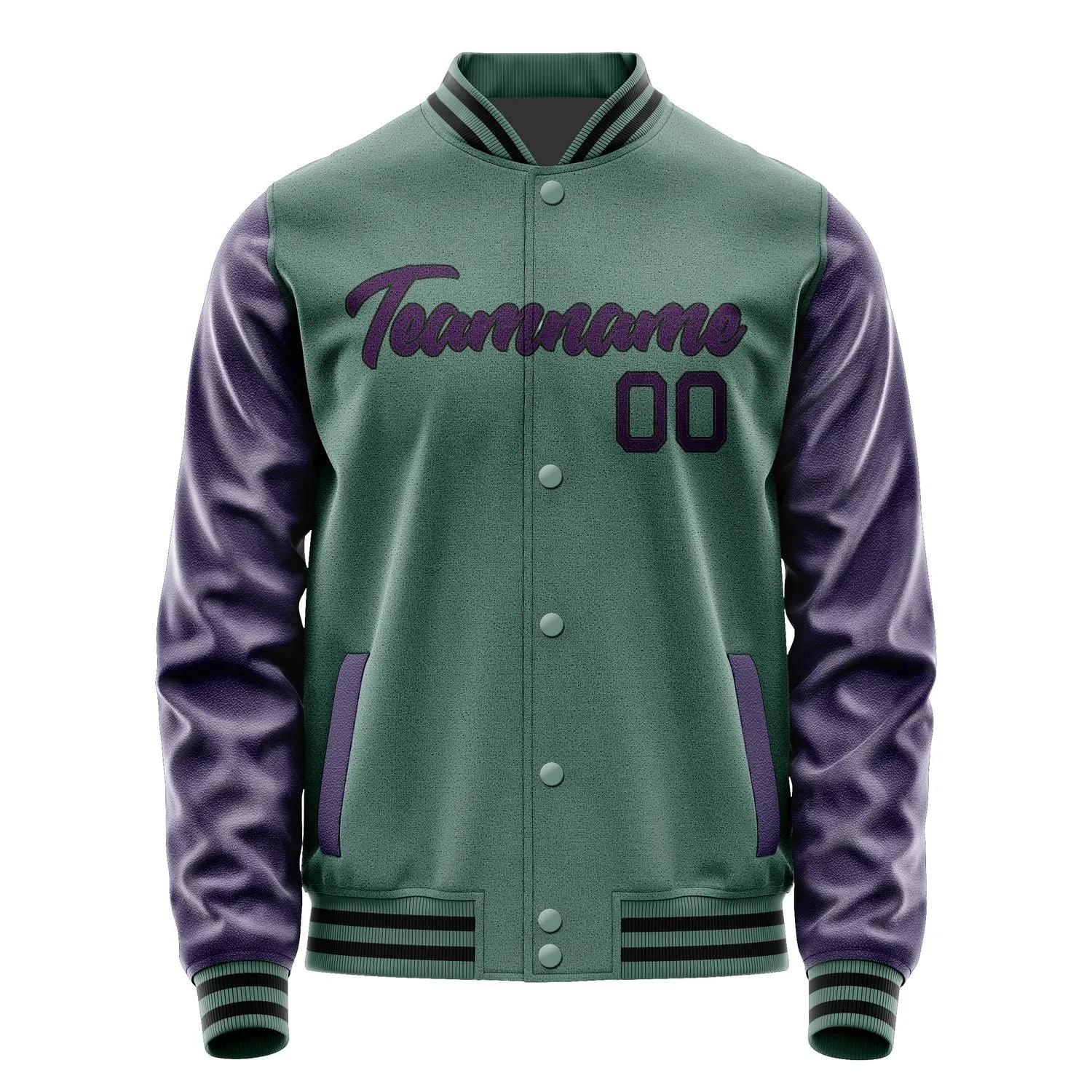 Custom Blue Green Purple Jacket sold by Tailorly product image thumbnail 2