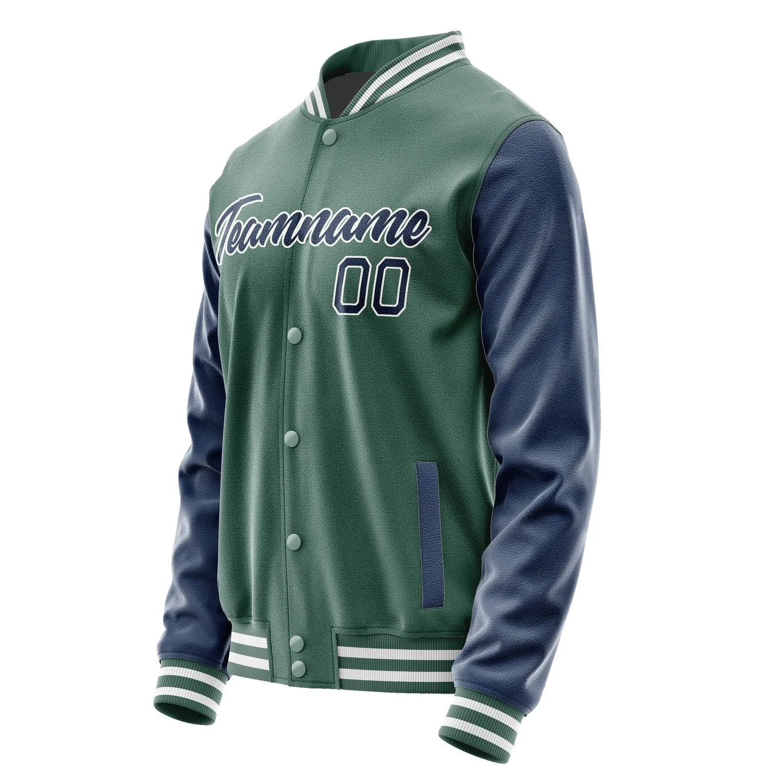 Custom Blue Green Blue Jacket sold by Tailorly product image thumbnail 3