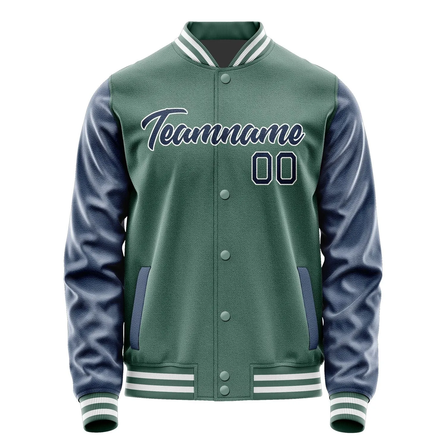 Custom Blue Green Blue Jacket sold by Tailorly product image thumbnail 2