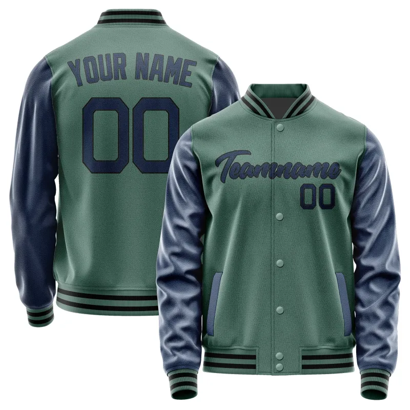 Custom Blue Green Blue Jacket sold by Tailorly