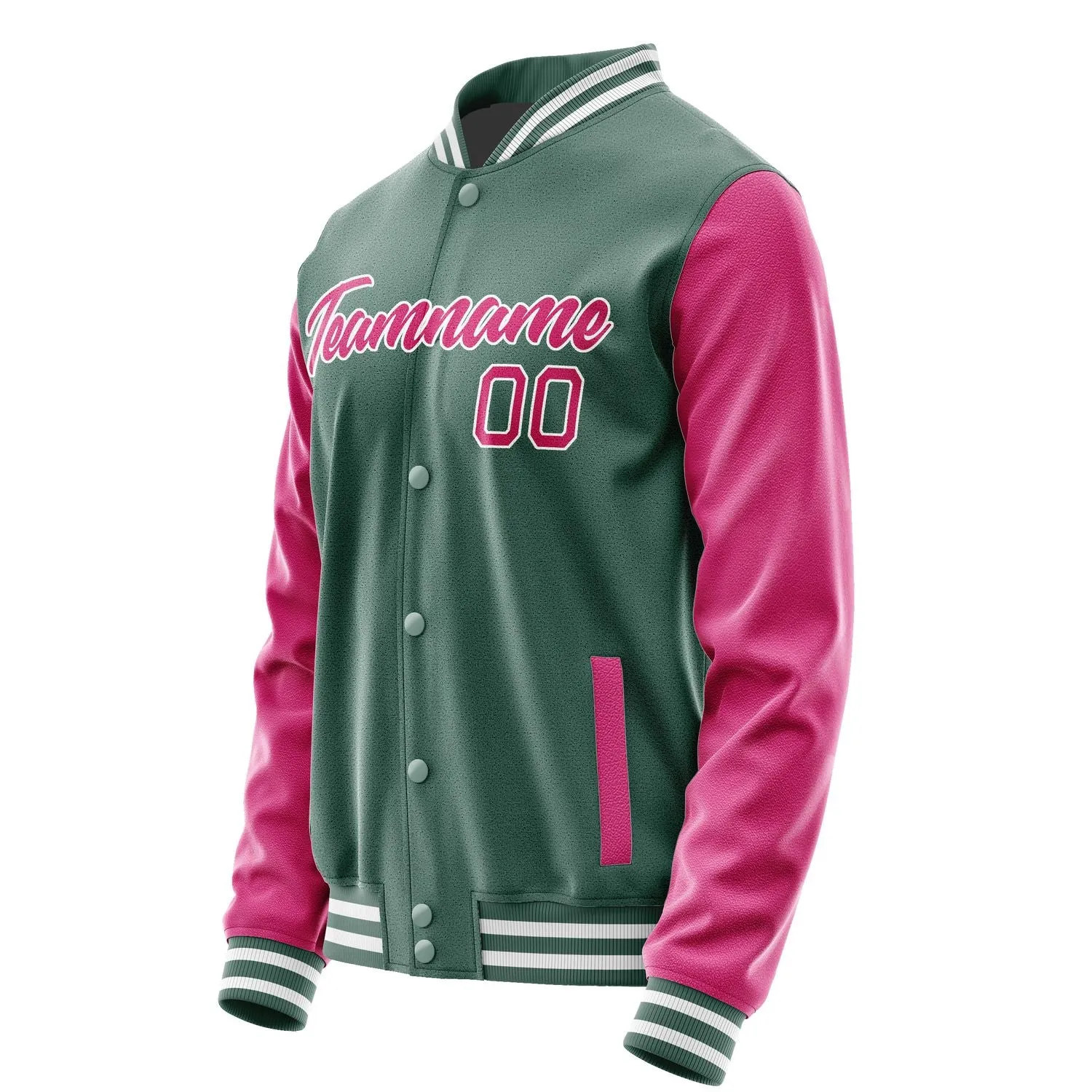 Custom Blue Green Pink Jacket sold by Tailorly product image thumbnail 3